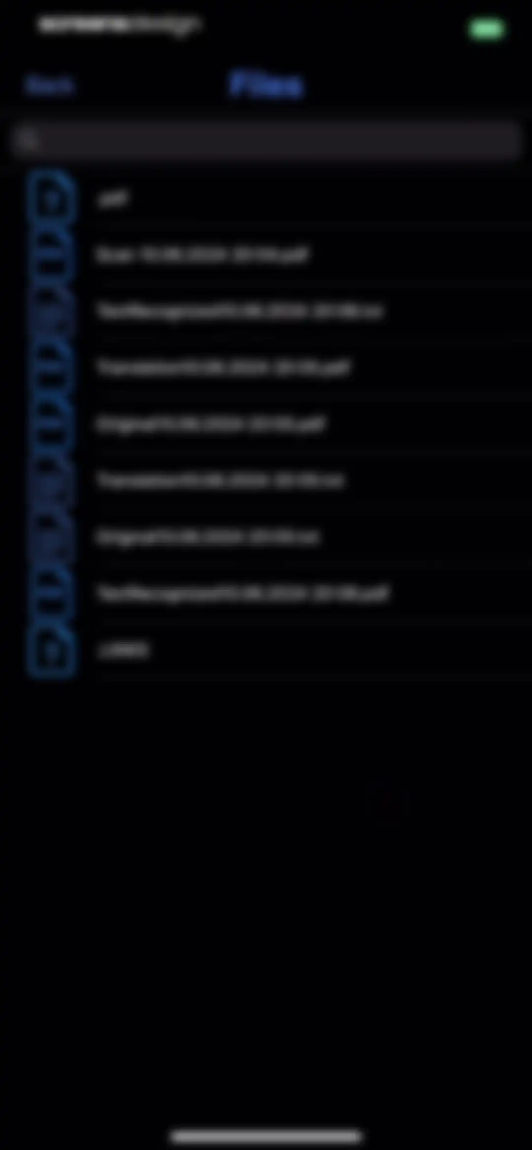 OneDocs Scanner Translator screen 36