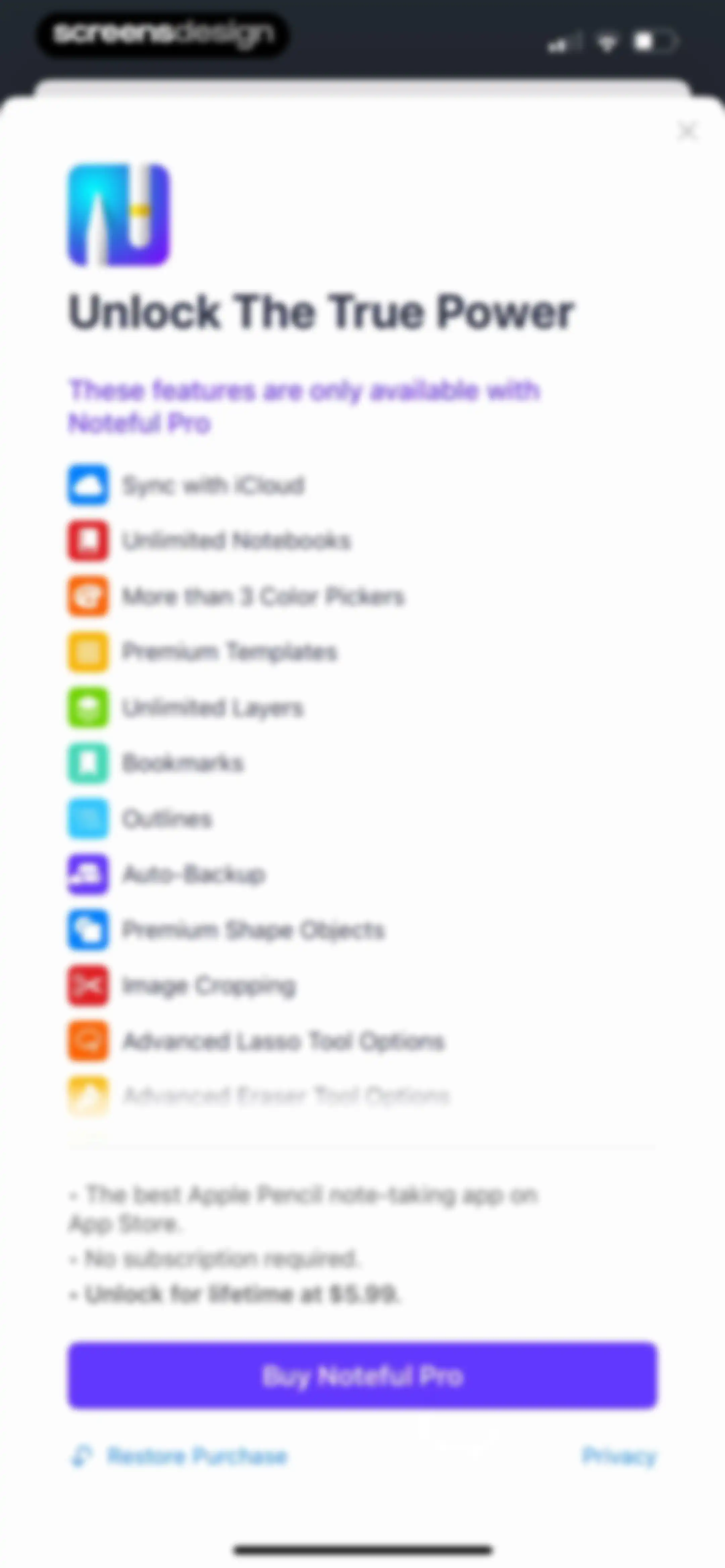 Noteful: Notes & PDF Markup screen 37