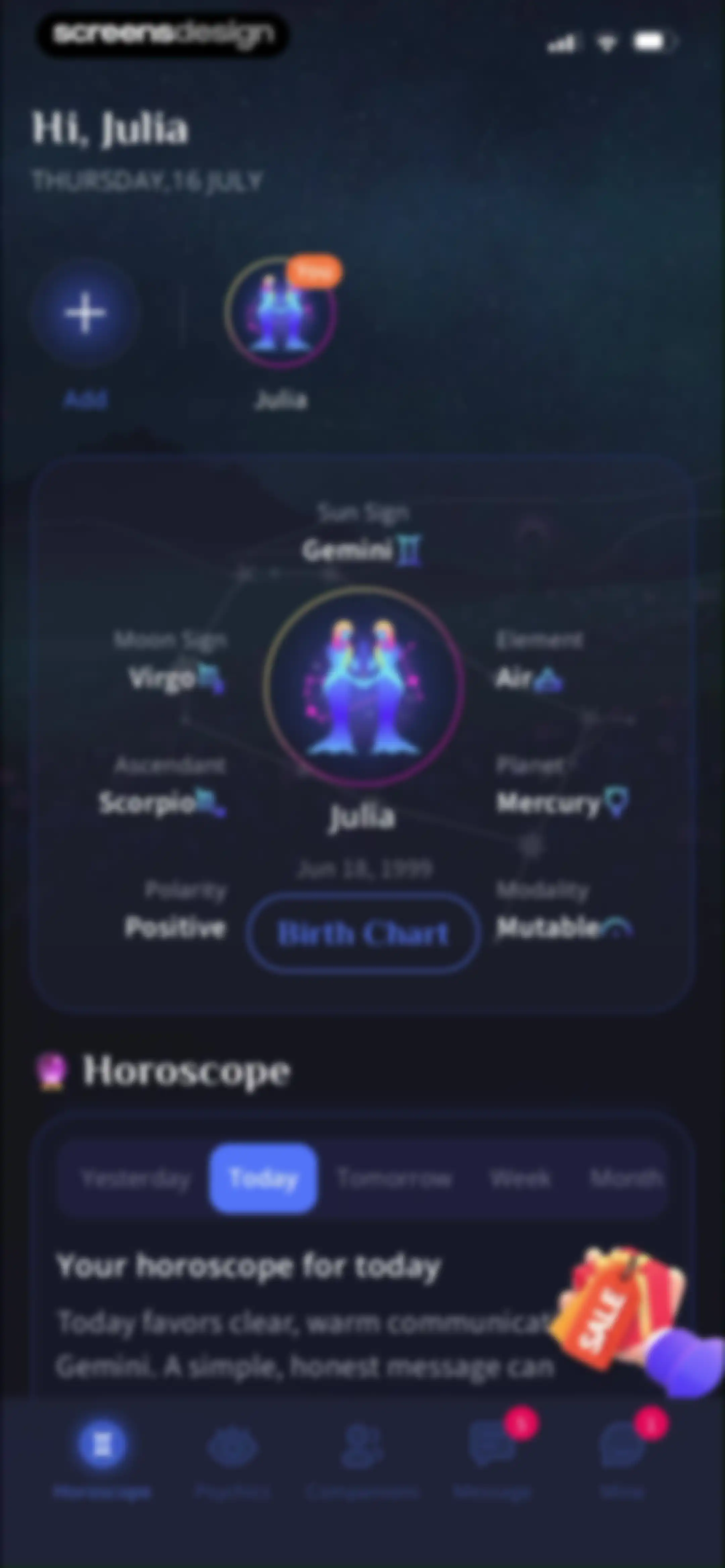 HealTalk - Text Reading screen 83