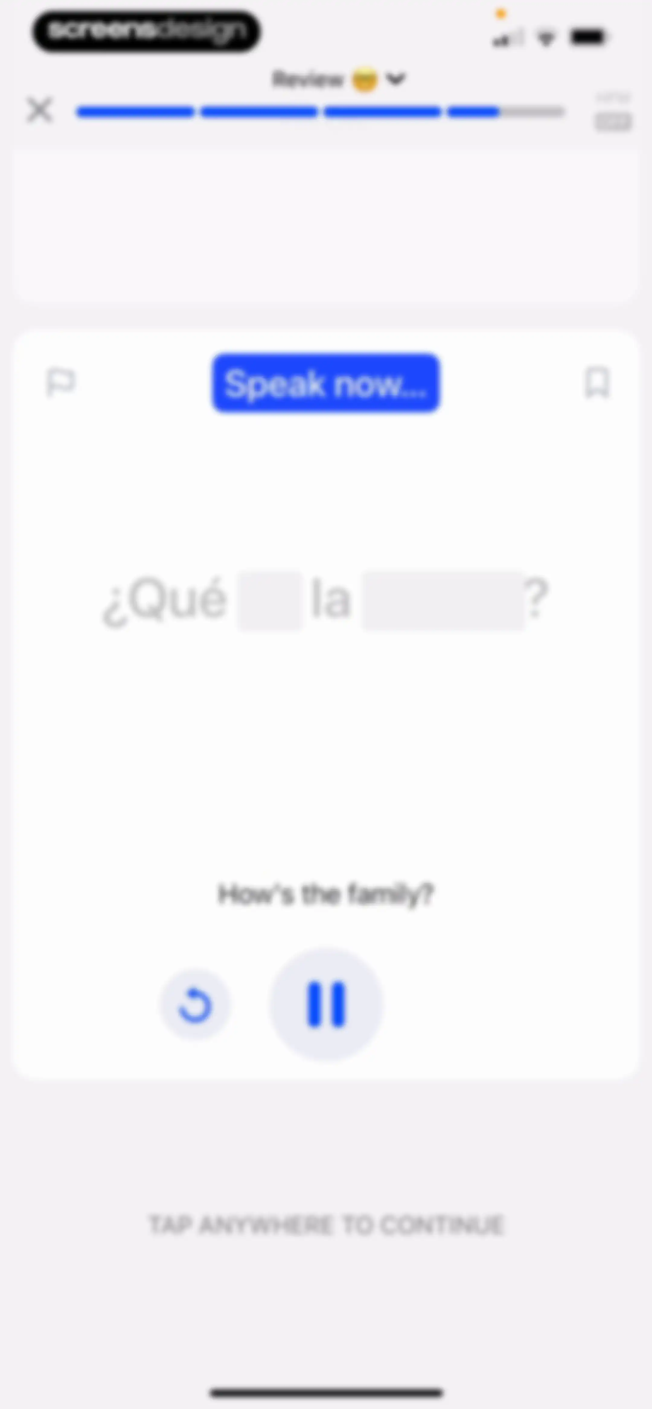 Speak: Language Learning screen 107