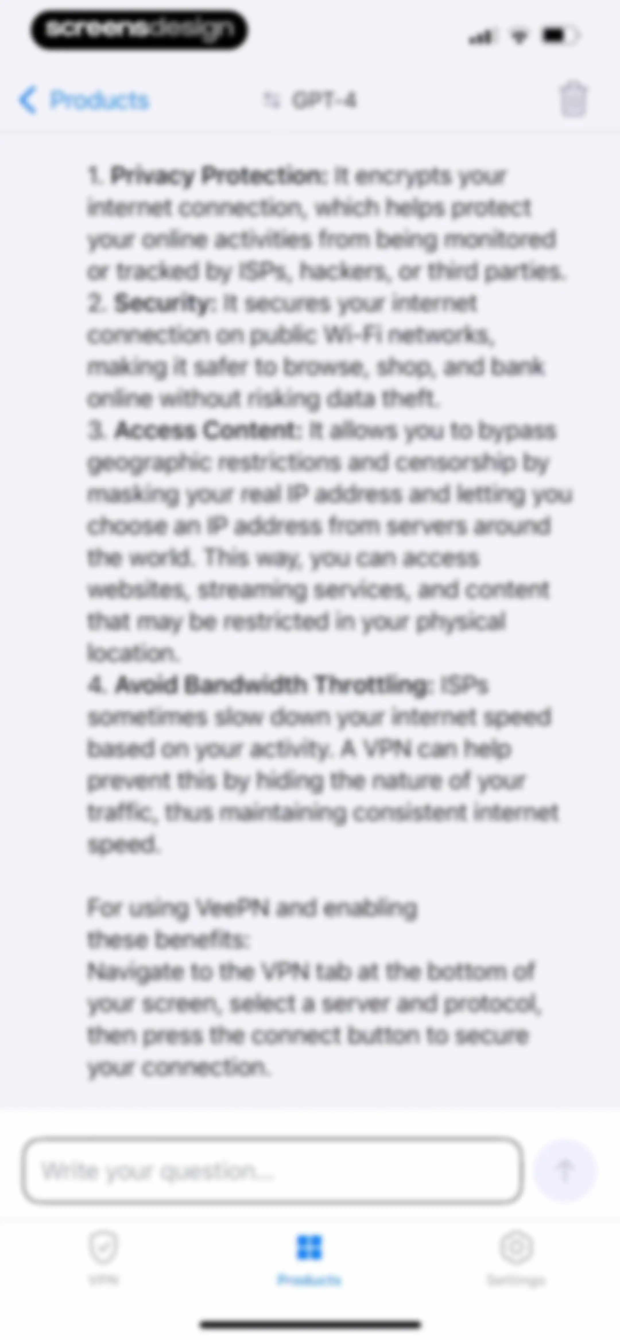 VPN Proxy Master - VeePN screen 46