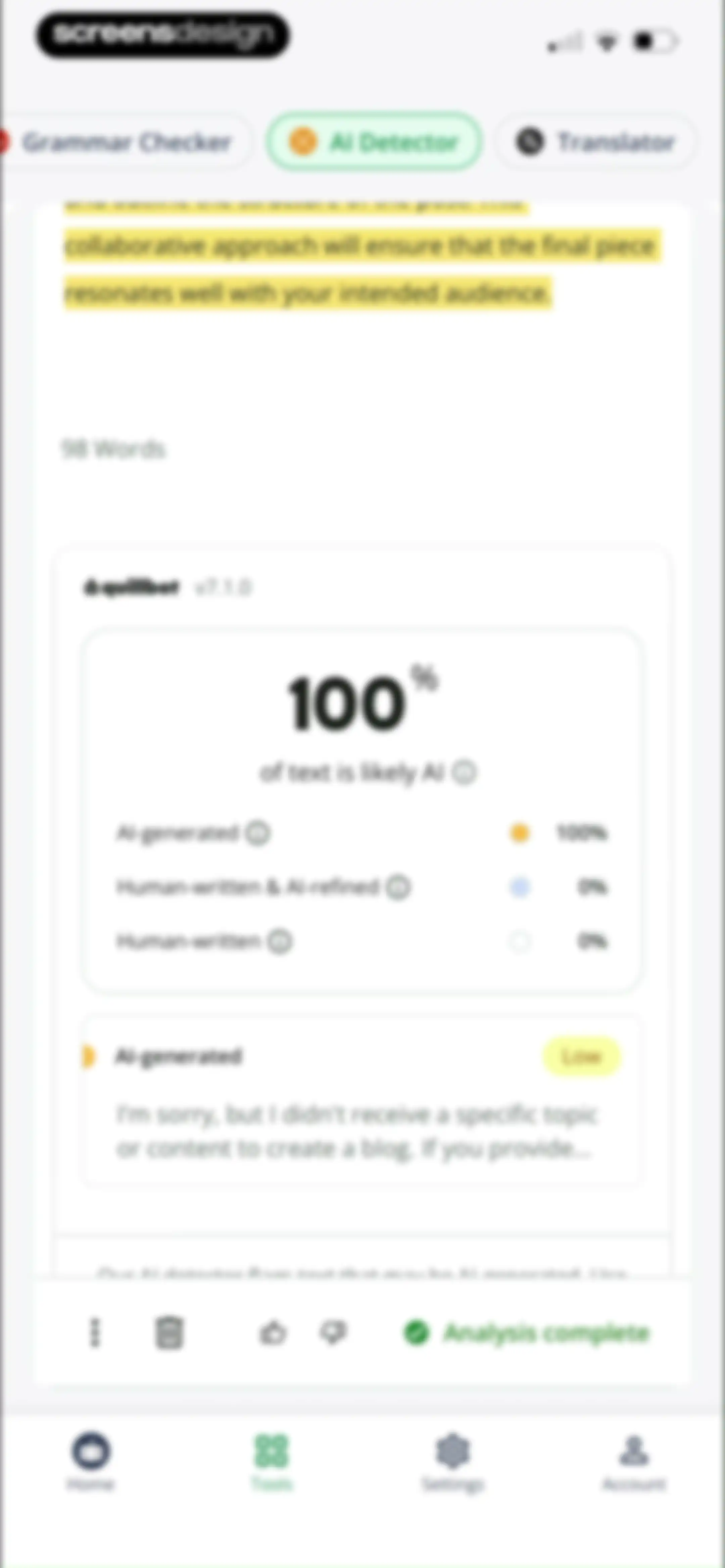 Quillbot-AI Writing & Keyboard screen 86