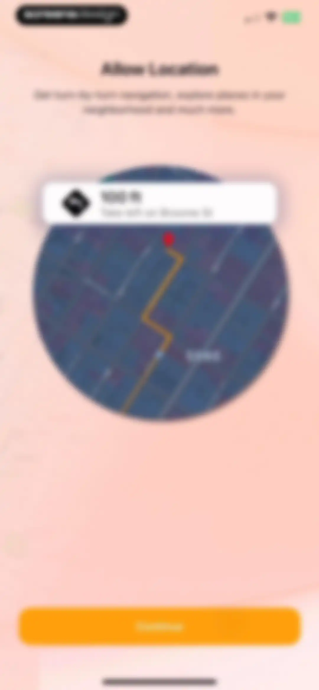 Oko - Cross streets and Maps screen 2