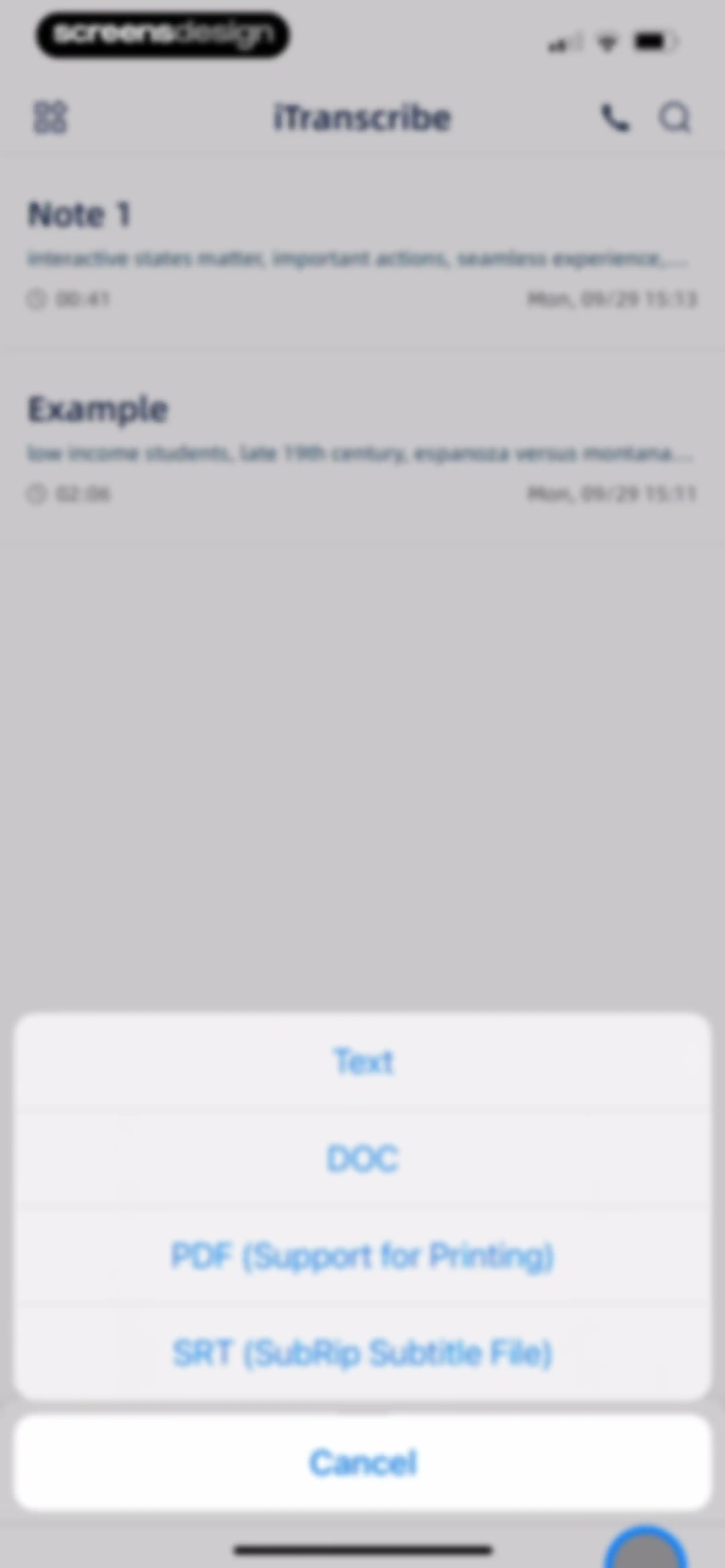 iTranscribe - Audio to Text screen 68