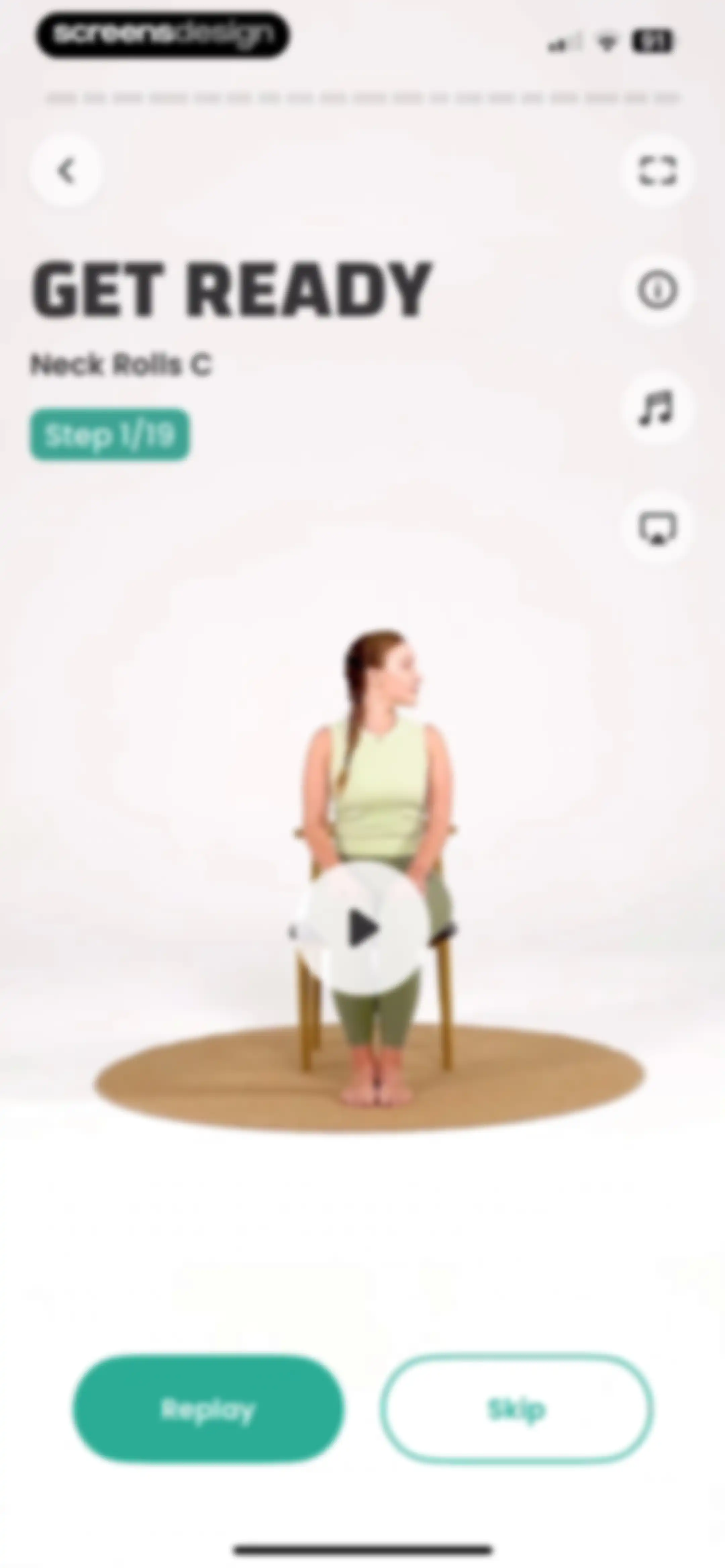 Workout for Seniors: SeniorFit screen 82