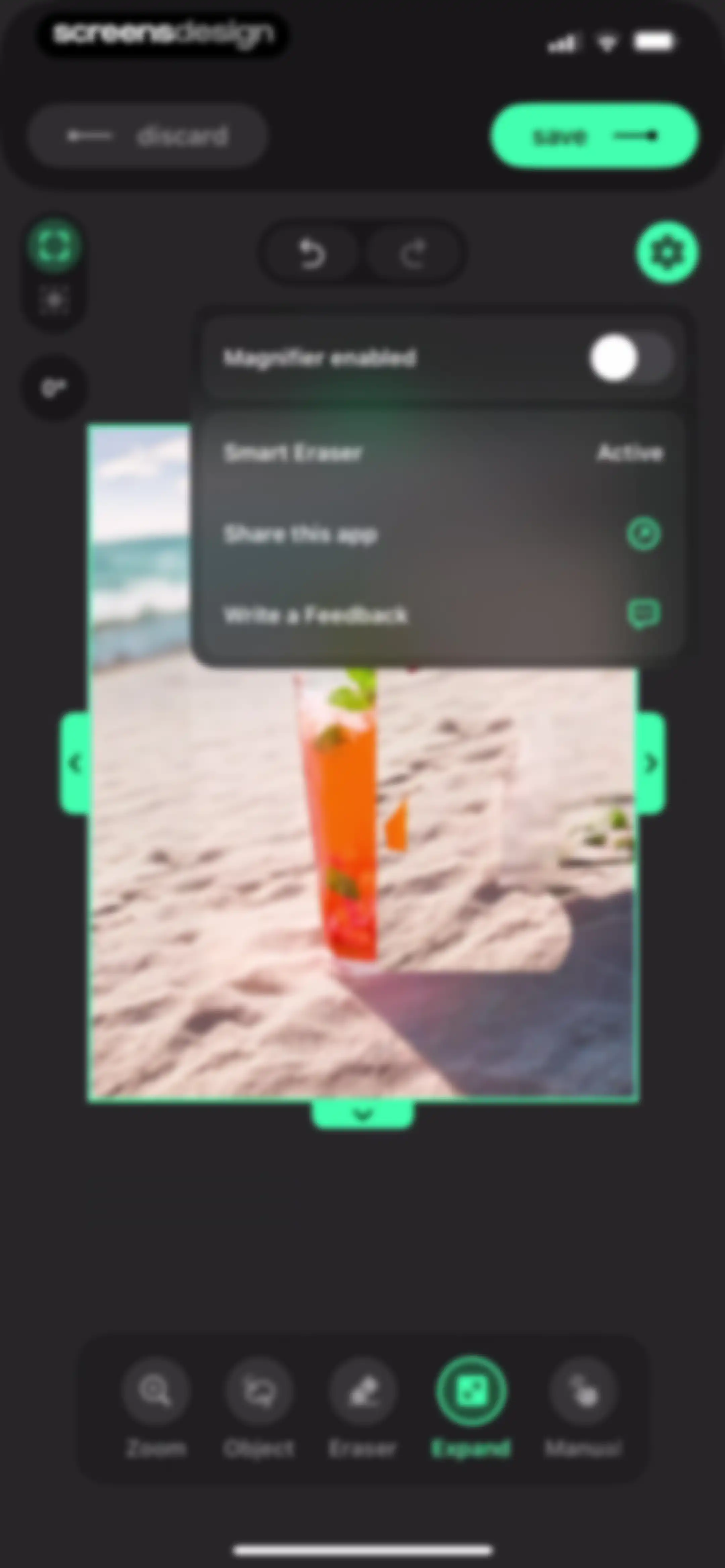 Remove Objects screen 41