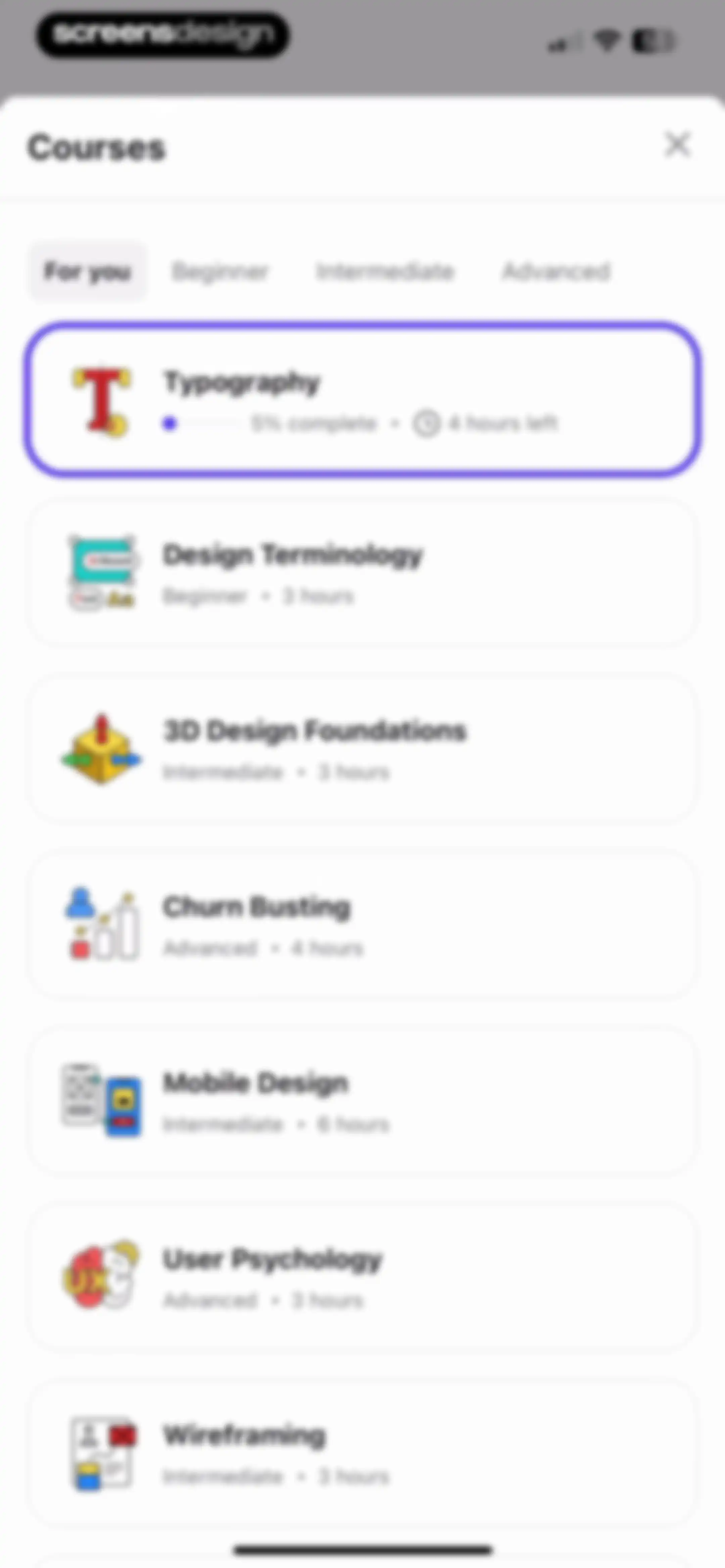 Uxcel: Learn UX & UI Design screen 62