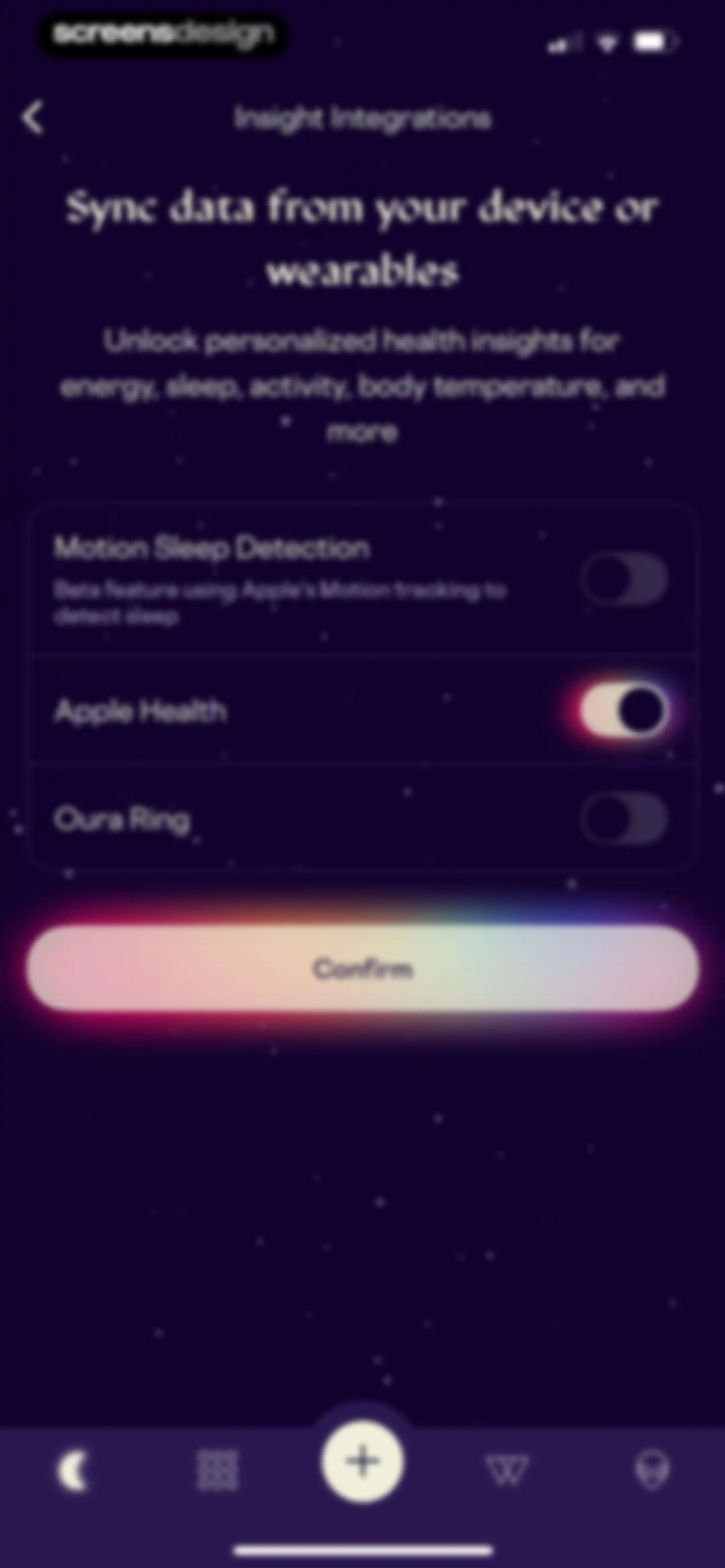 Stardust Period Tracker screen 82
