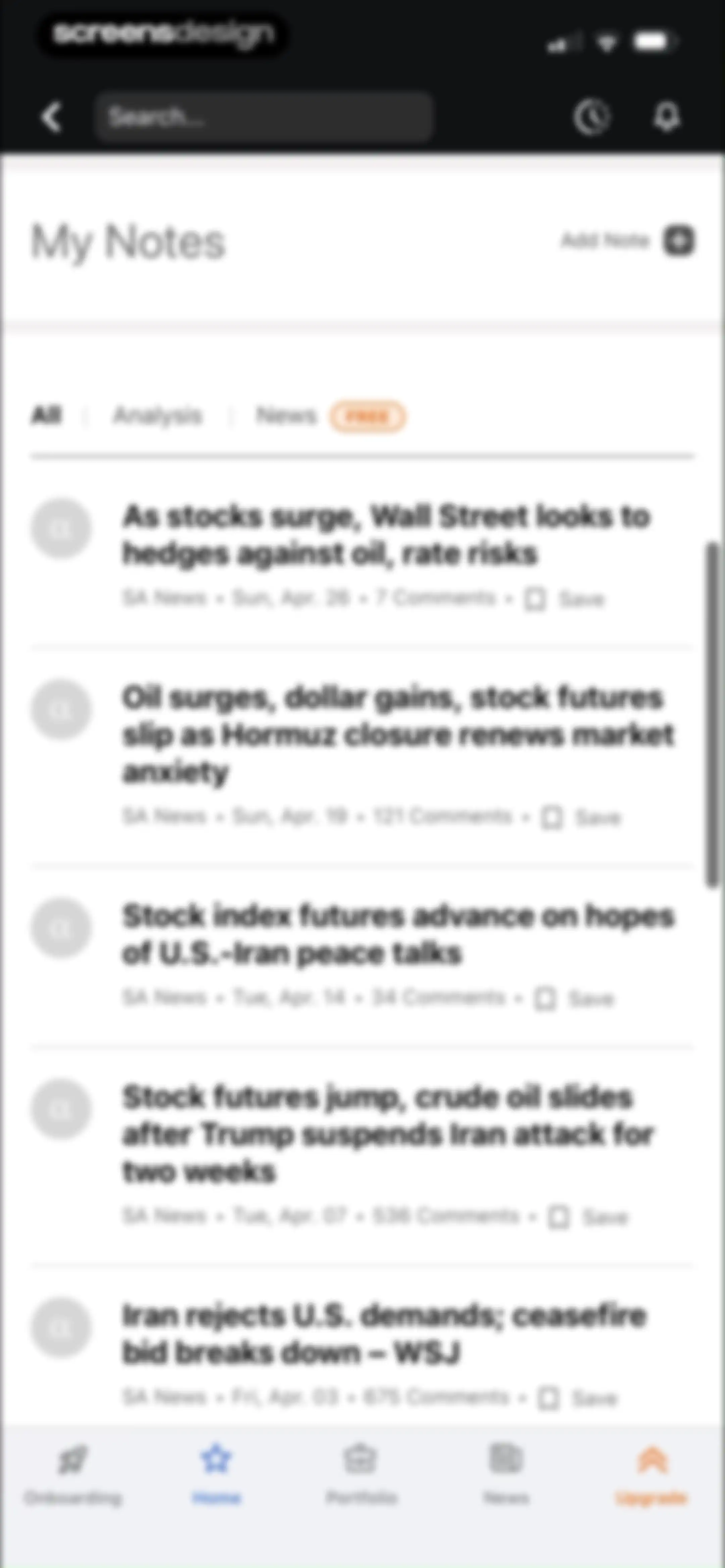 Seeking Alpha: News & Analysis screen 18