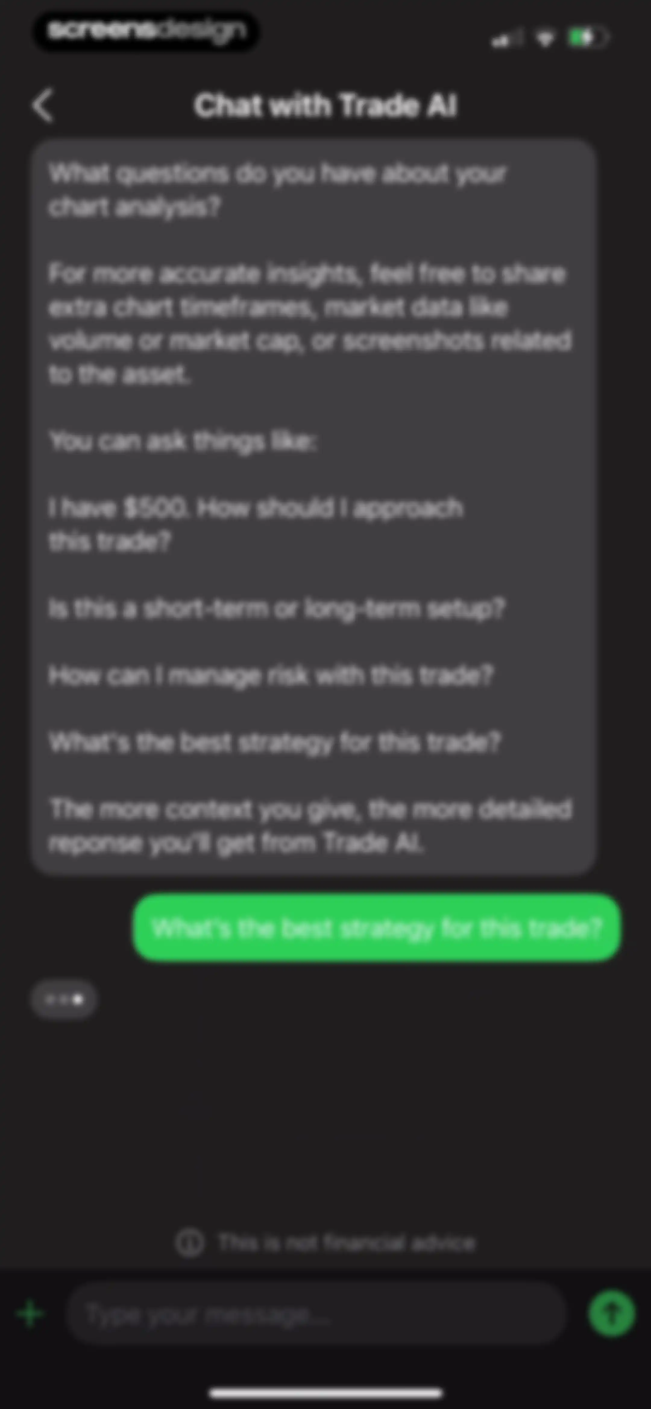 Trade AI: Chart AI Analysis screen 42