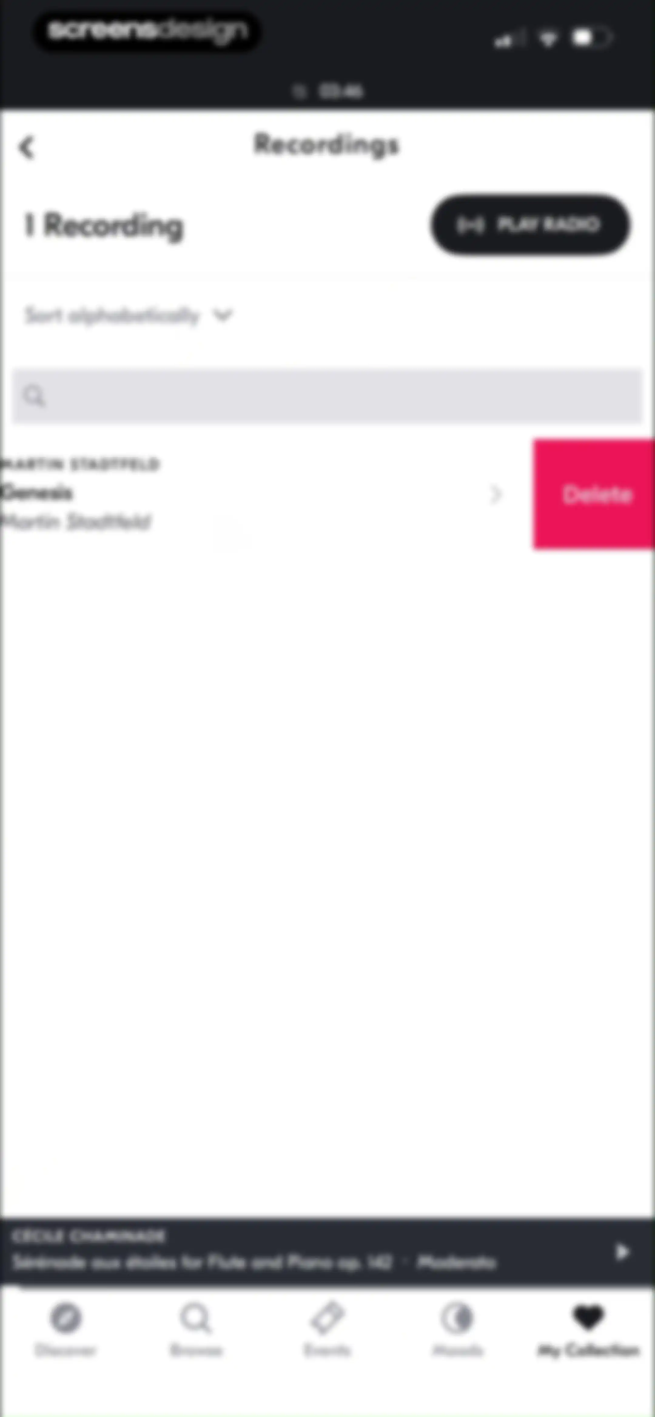 IDAGIO Stream Classical Music screen 105