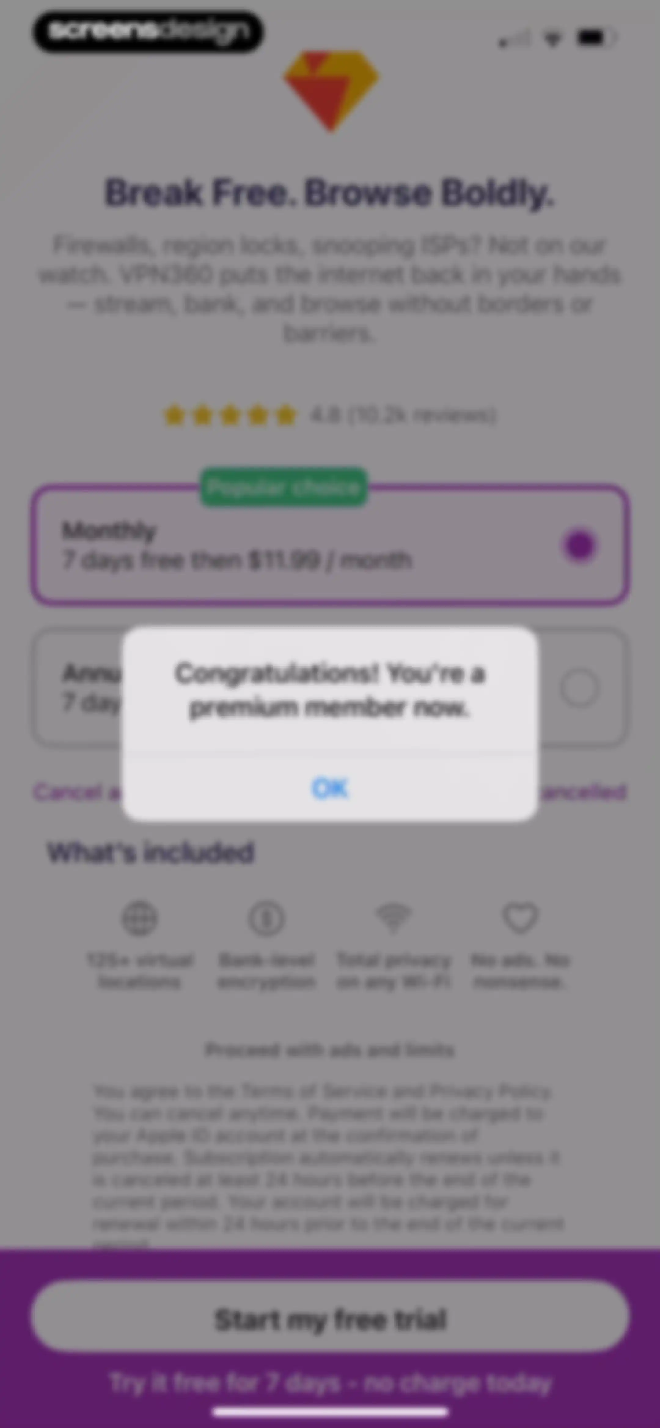 VPN 360: Fast Total VPN Proxy screen 7