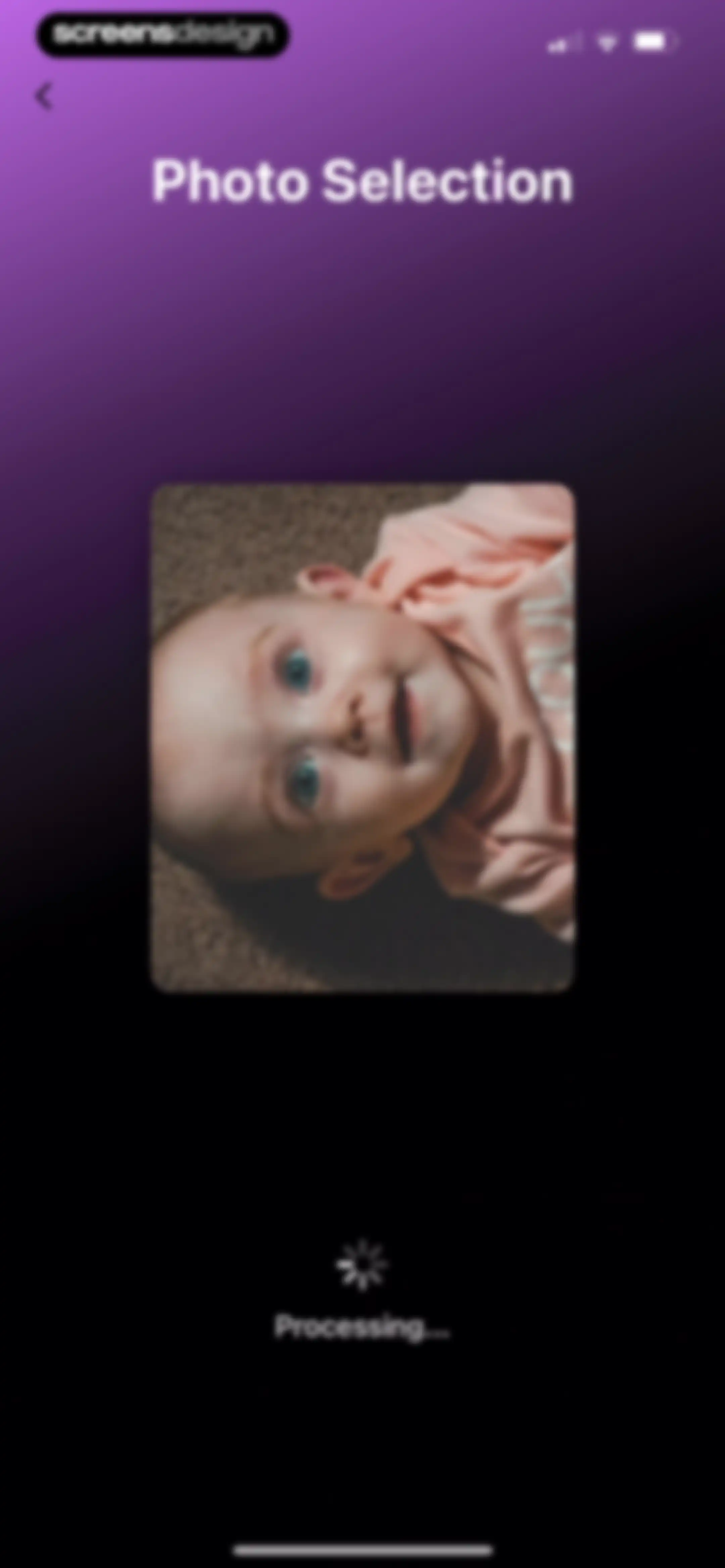 Precious - Baby Photo Art screen 49
