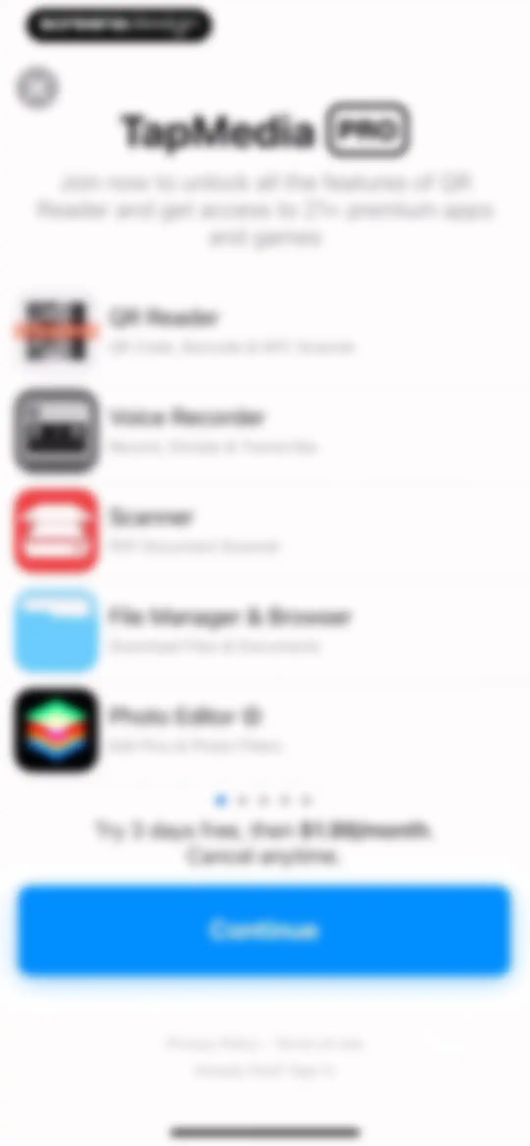 QR Reader for iPhone screen 6