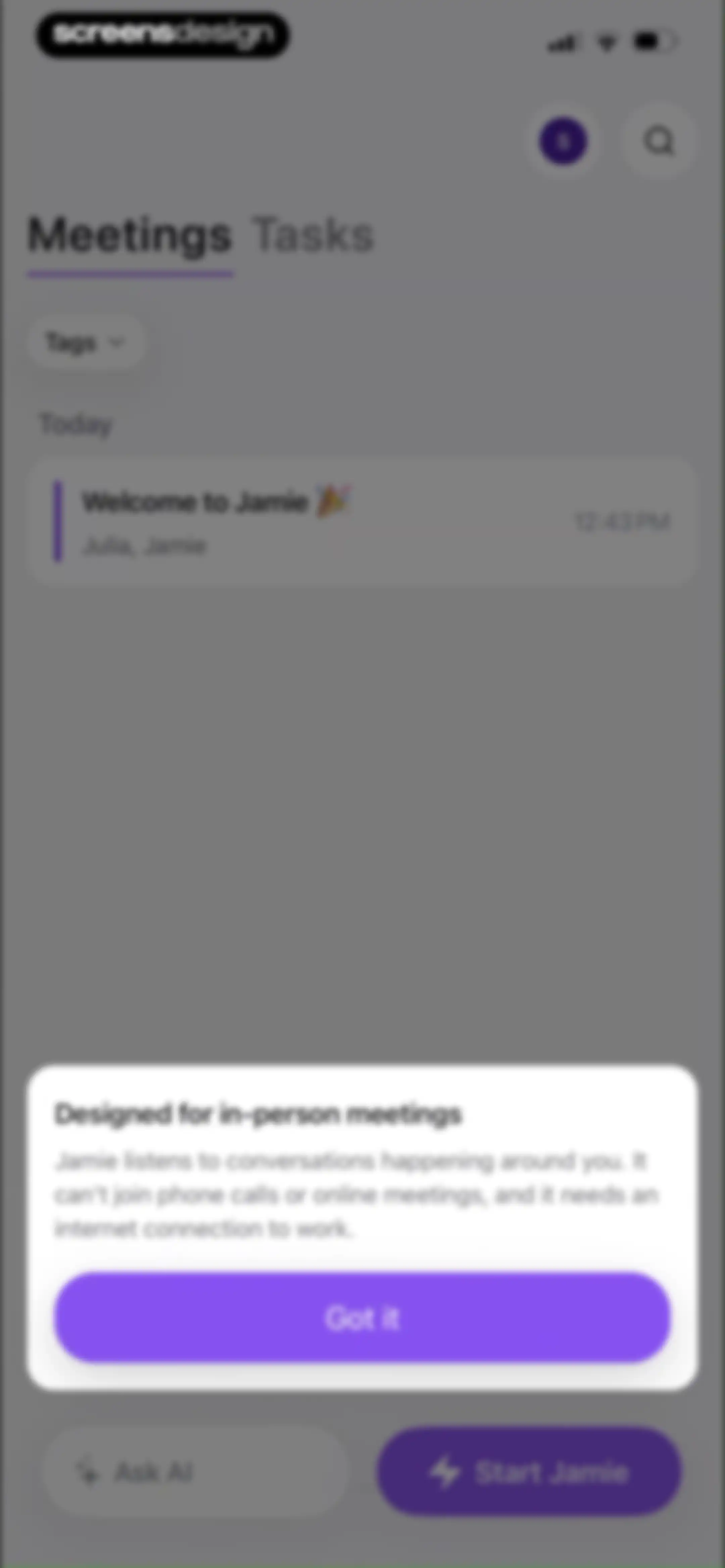 AI Meeting Note Taker - Jamie screen 17