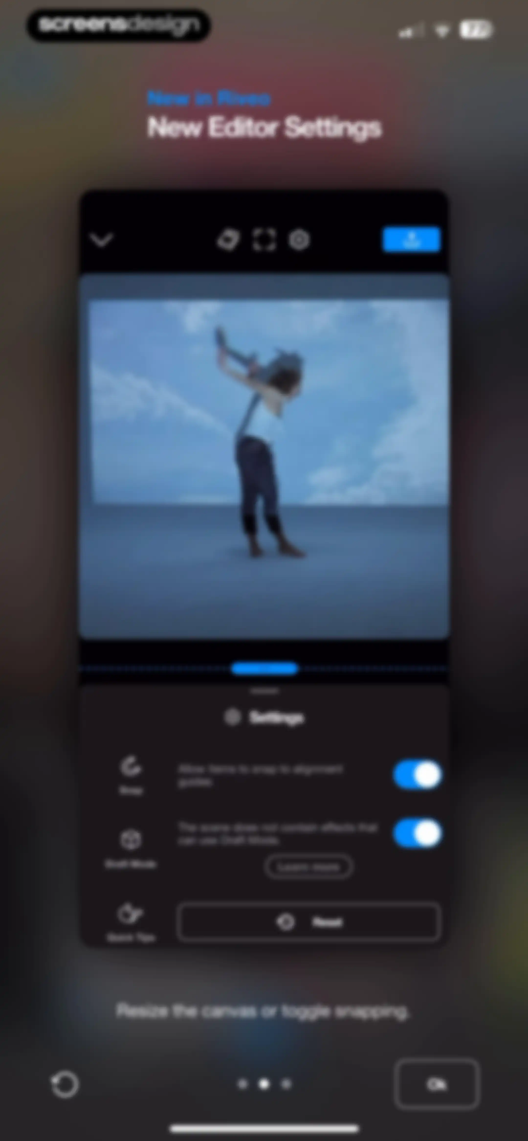 Video Effects Editor: Riveo screen 10