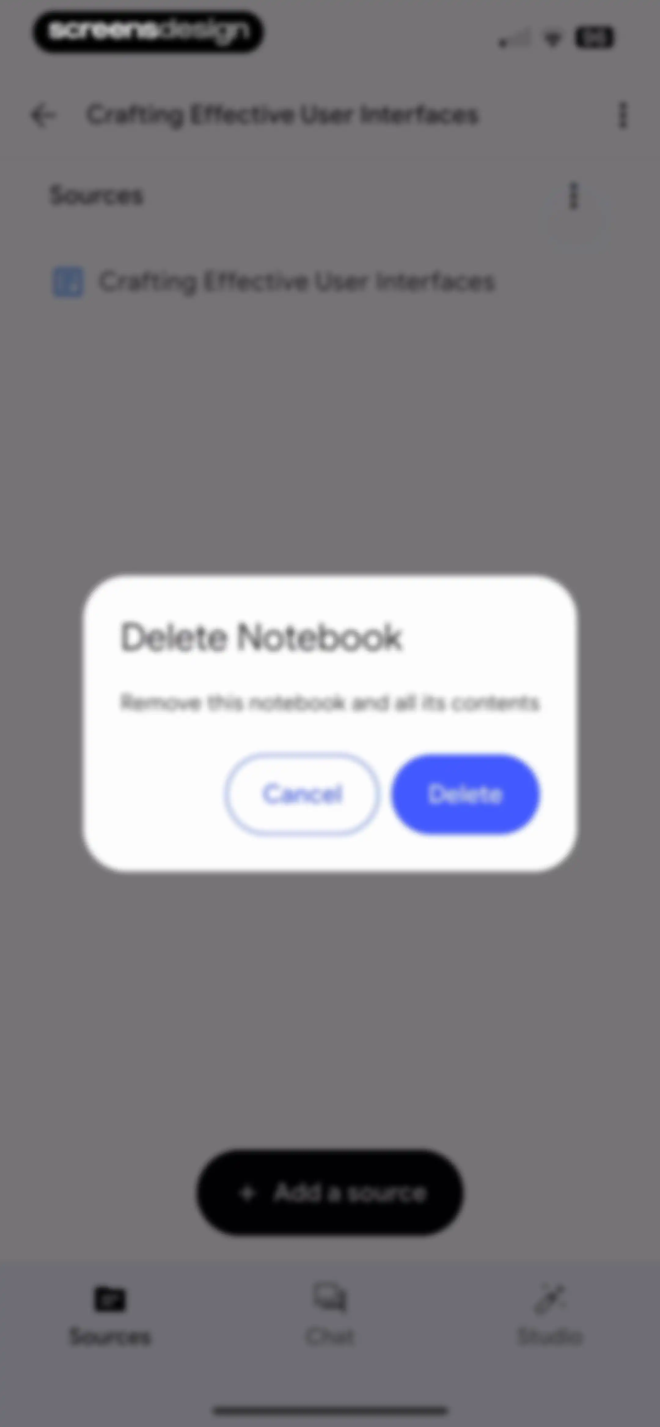 Google NotebookLM screen 33
