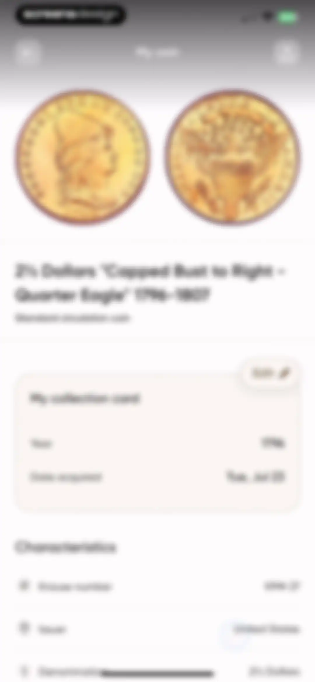 Coin Identifier - CoinScan screen 44
