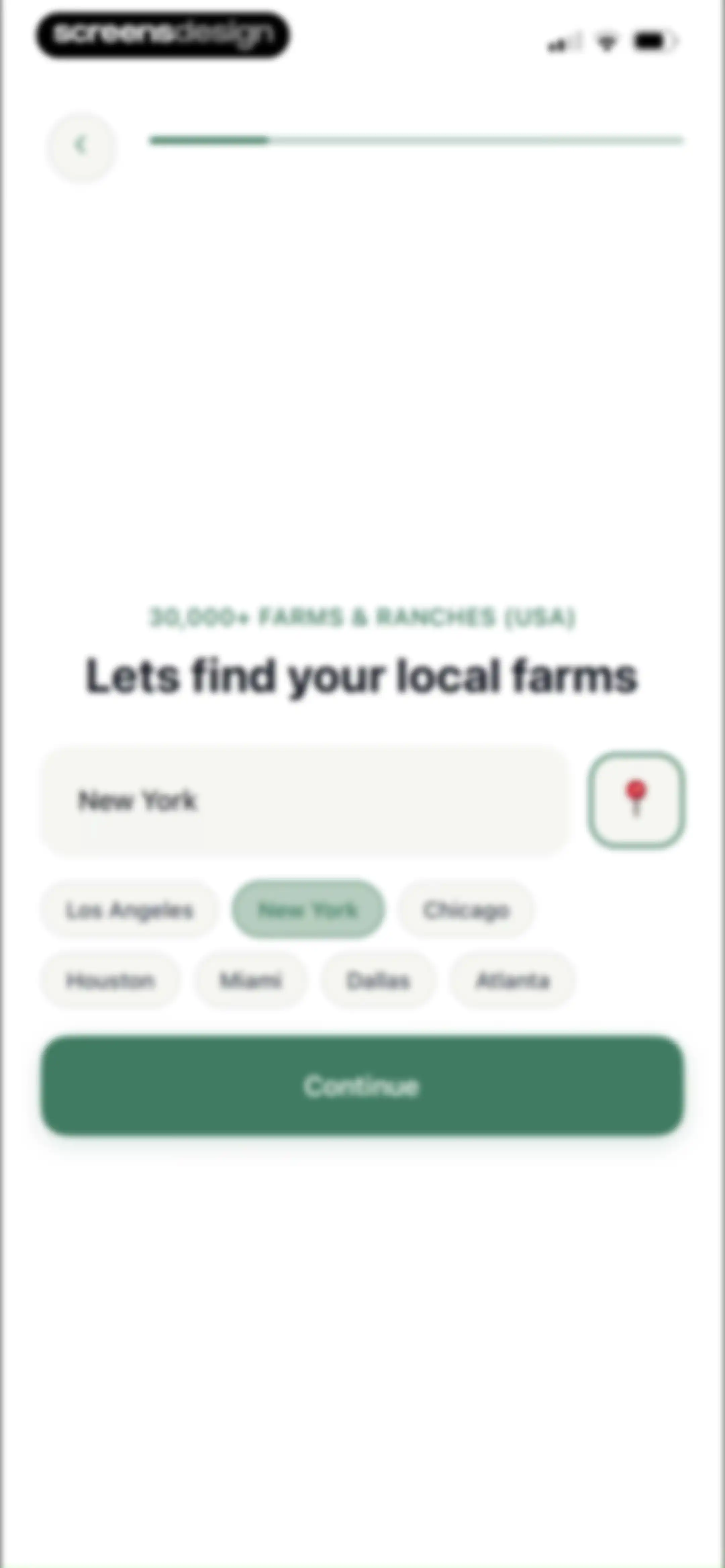 Localize - Farmers Market screen 3