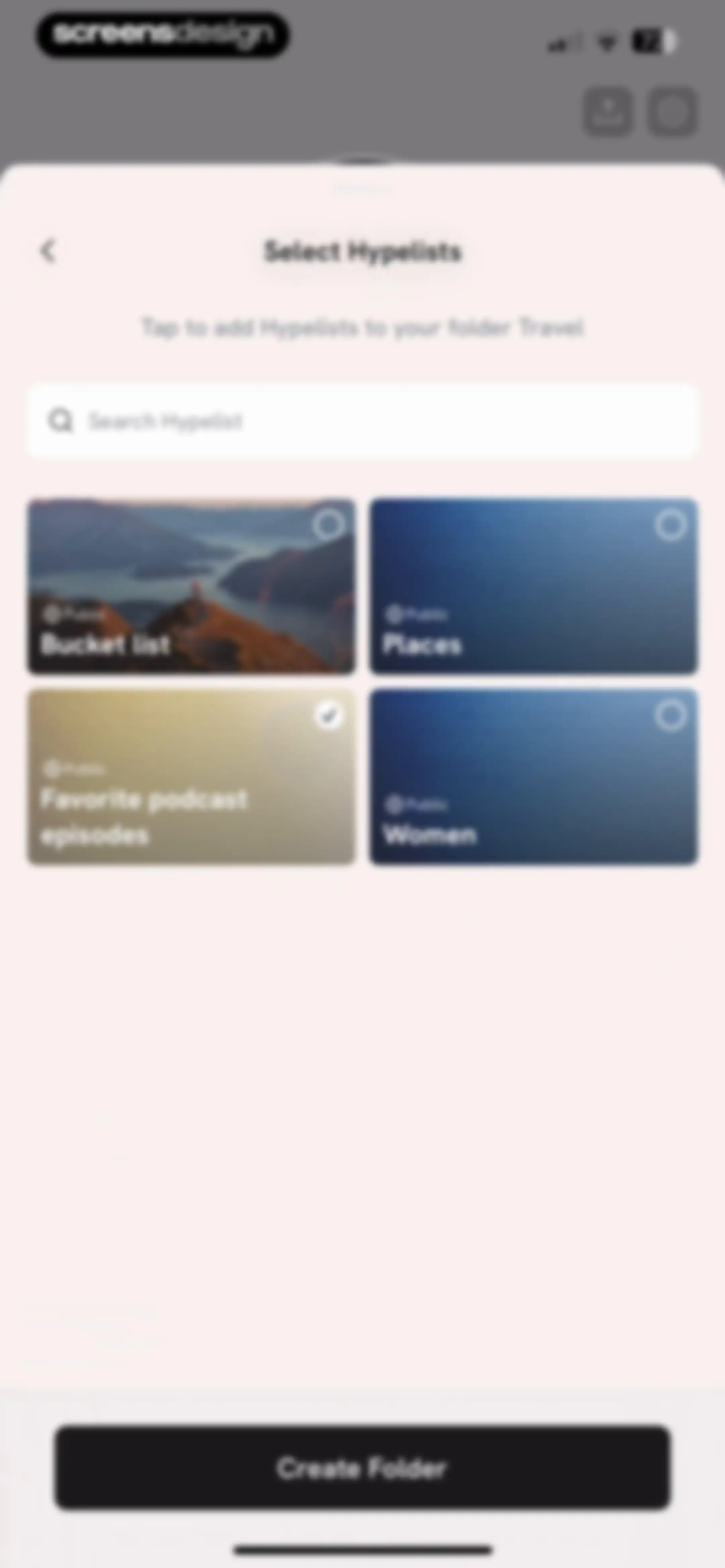 Hypelist: Create & Share Lists screen 153