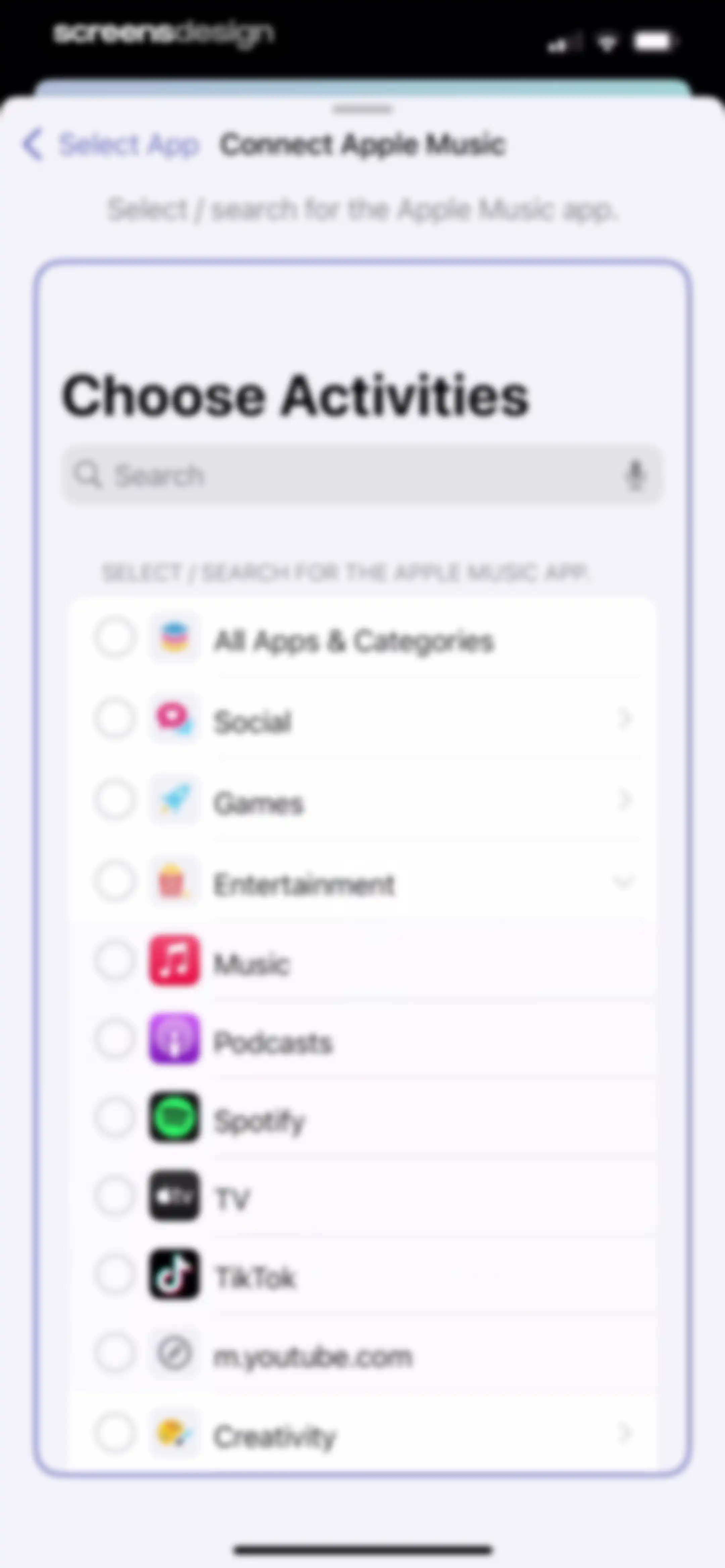 one sec | screen time + focus screen 50