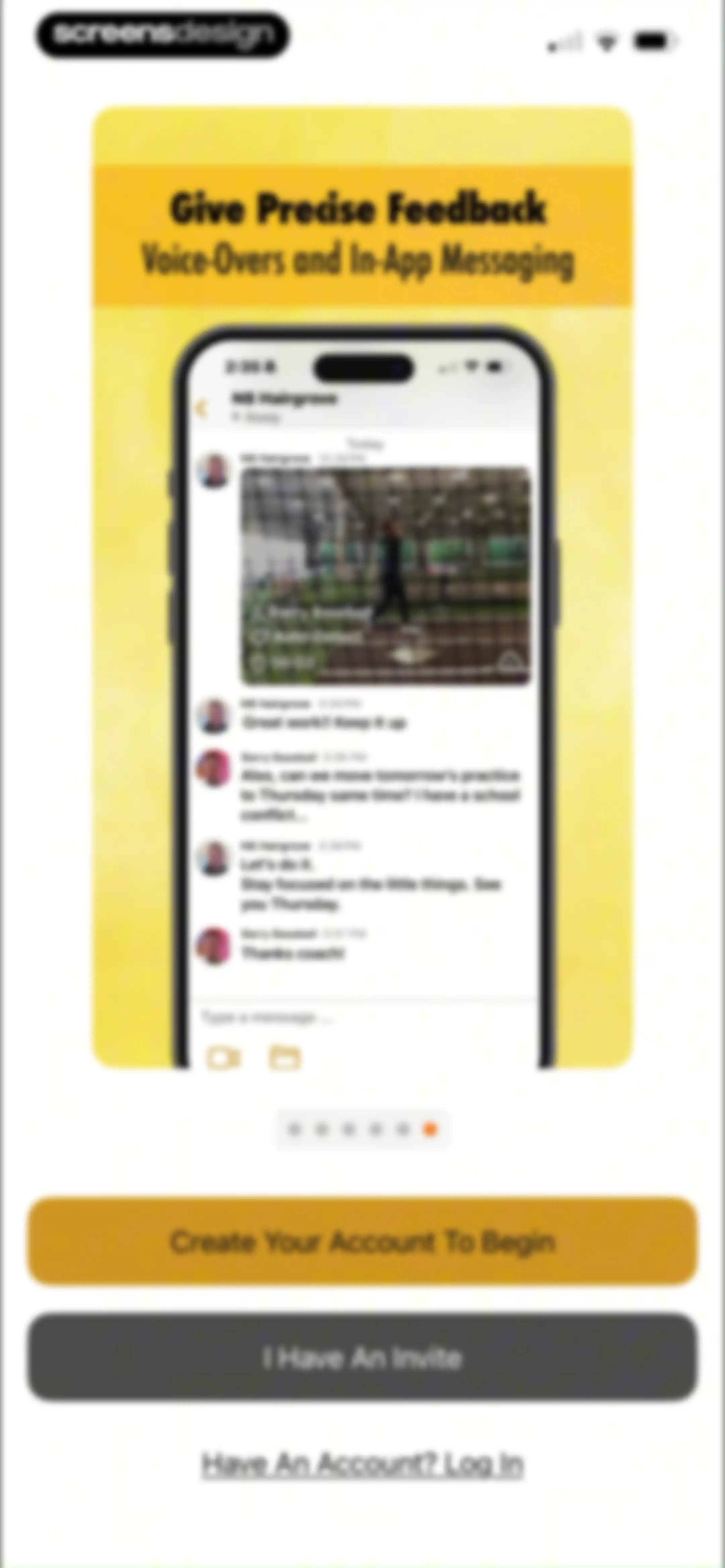Onform: Video Analysis App screen 7