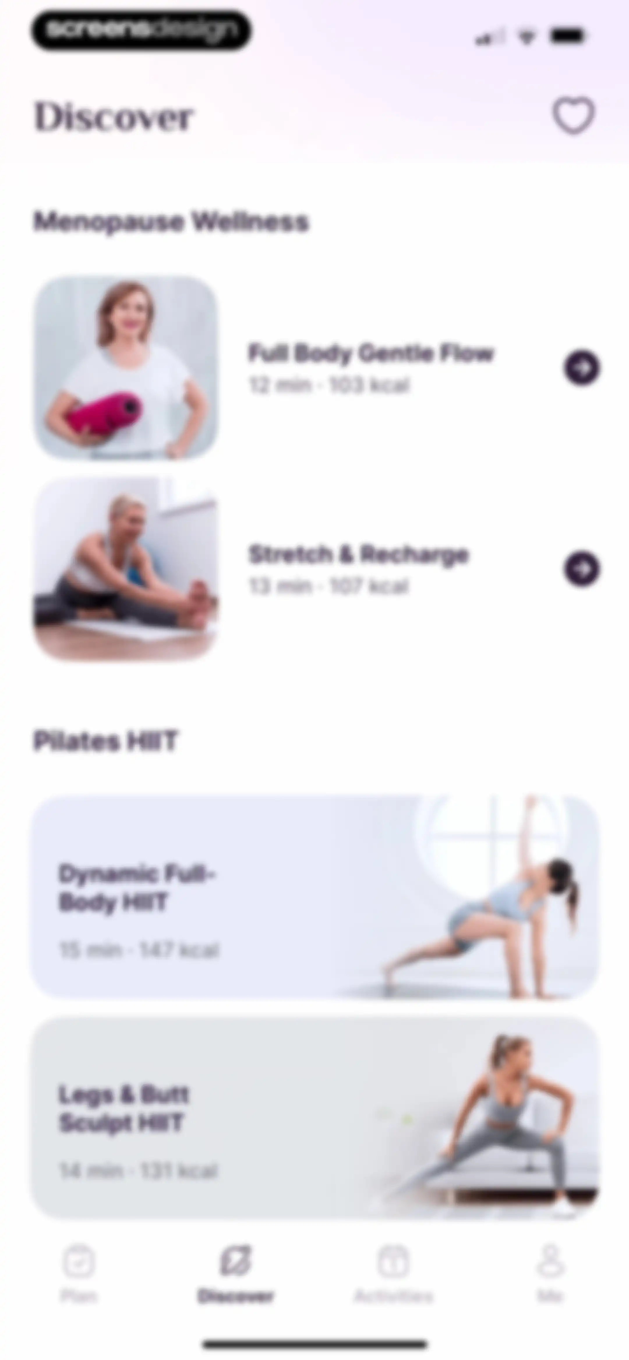 Pilates at Home, Wall Pilates screen 110