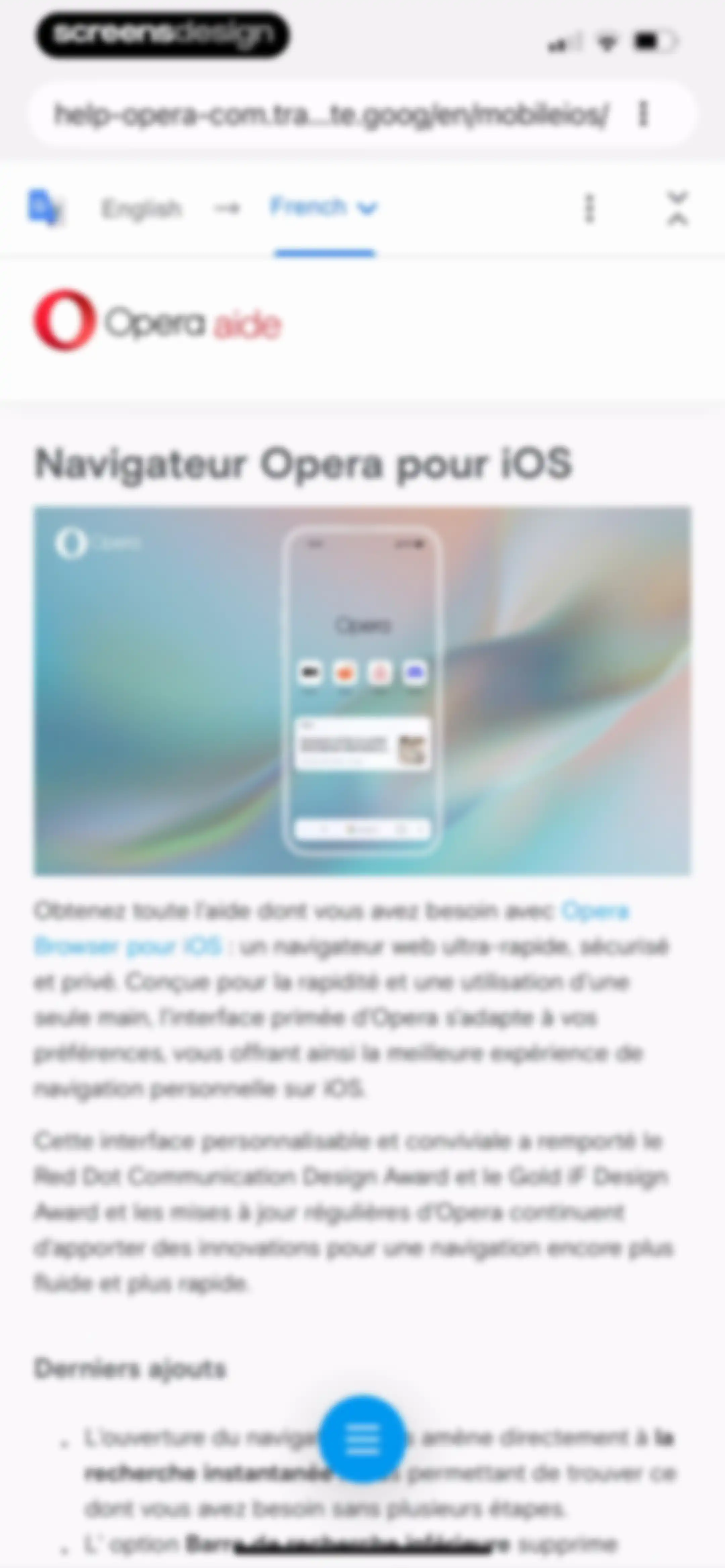 Opera: AI browser with VPN screen 165
