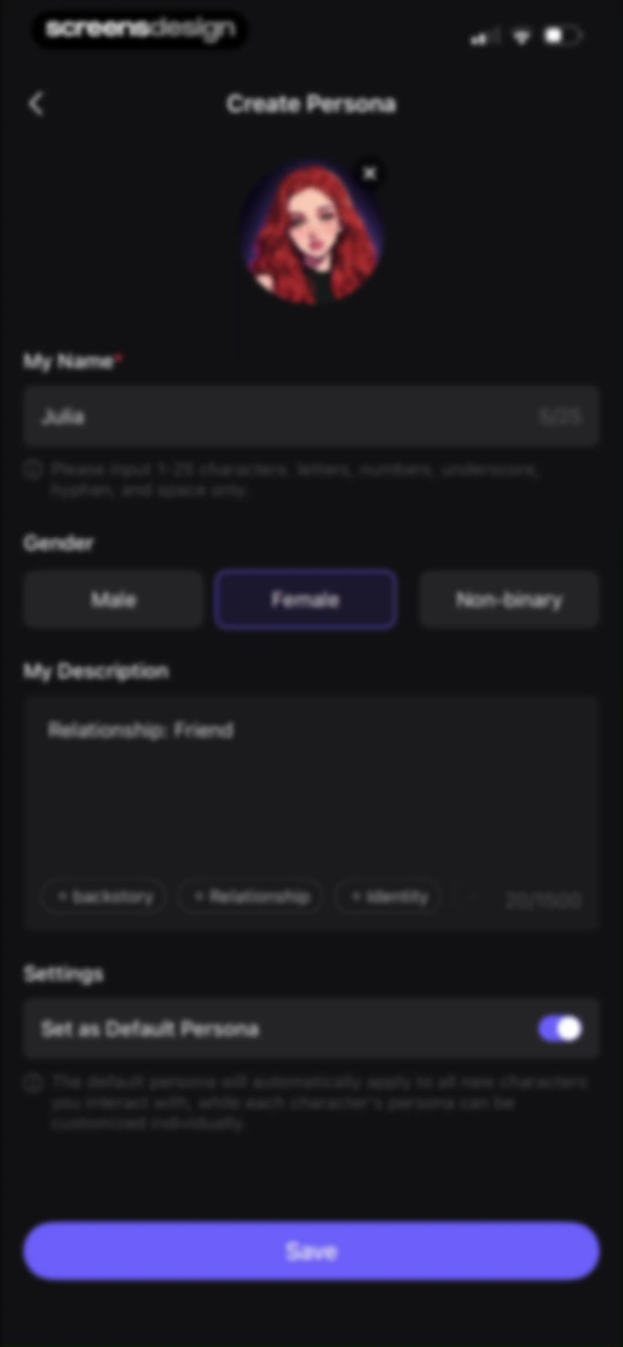 PolyBuzz: Chat with Characters screen 38