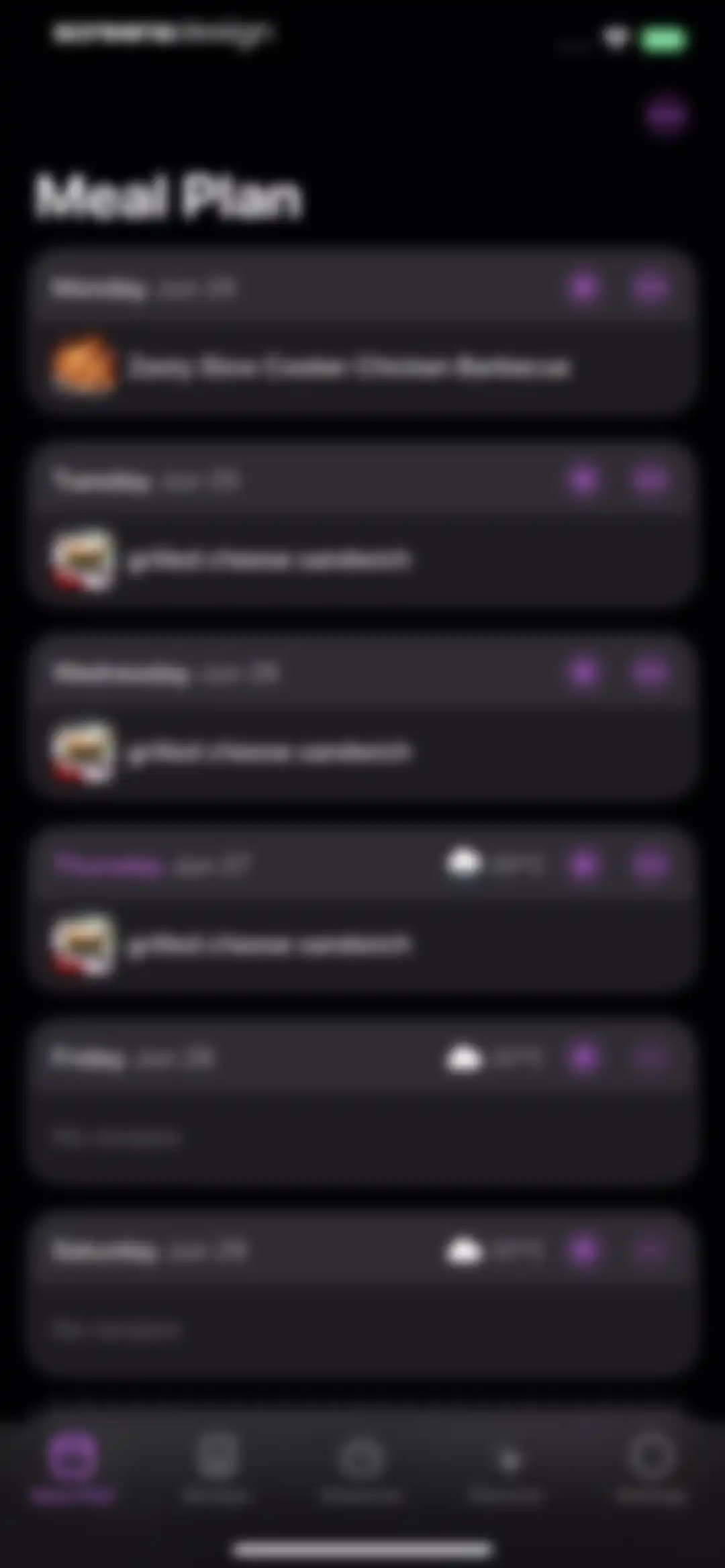 Crouton: Recipe Manager screen 96