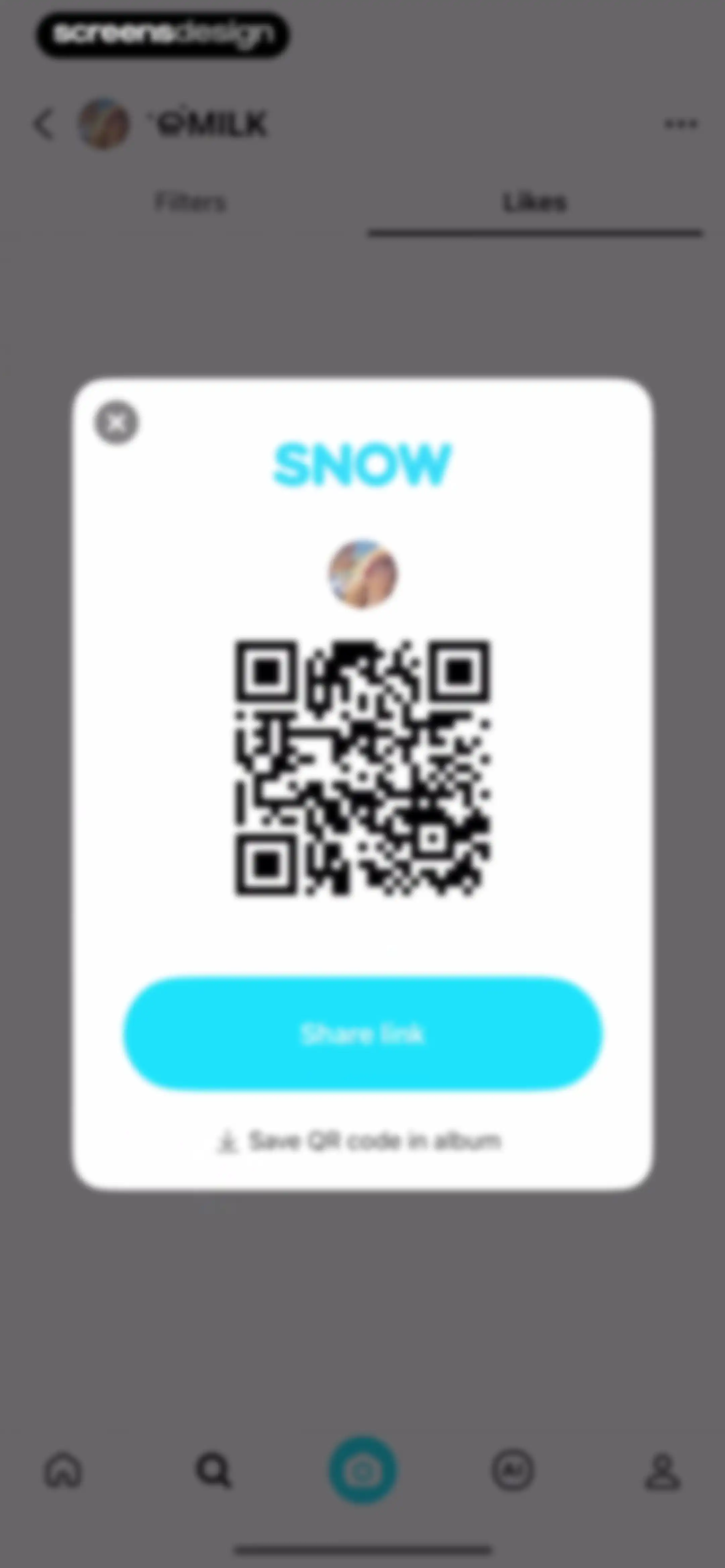 SNOW - AI Profile screen 177