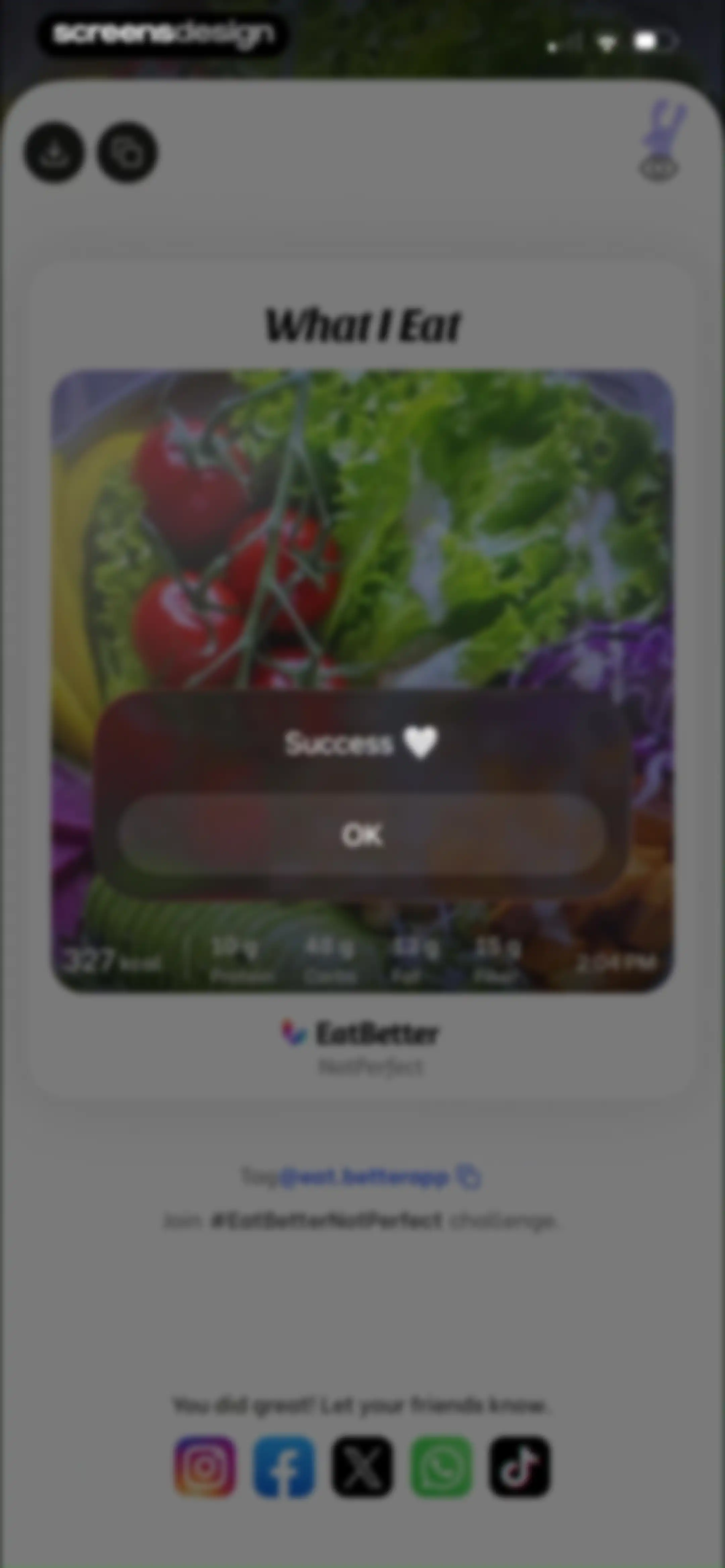 EatBetter: AI Food Journal screen 98