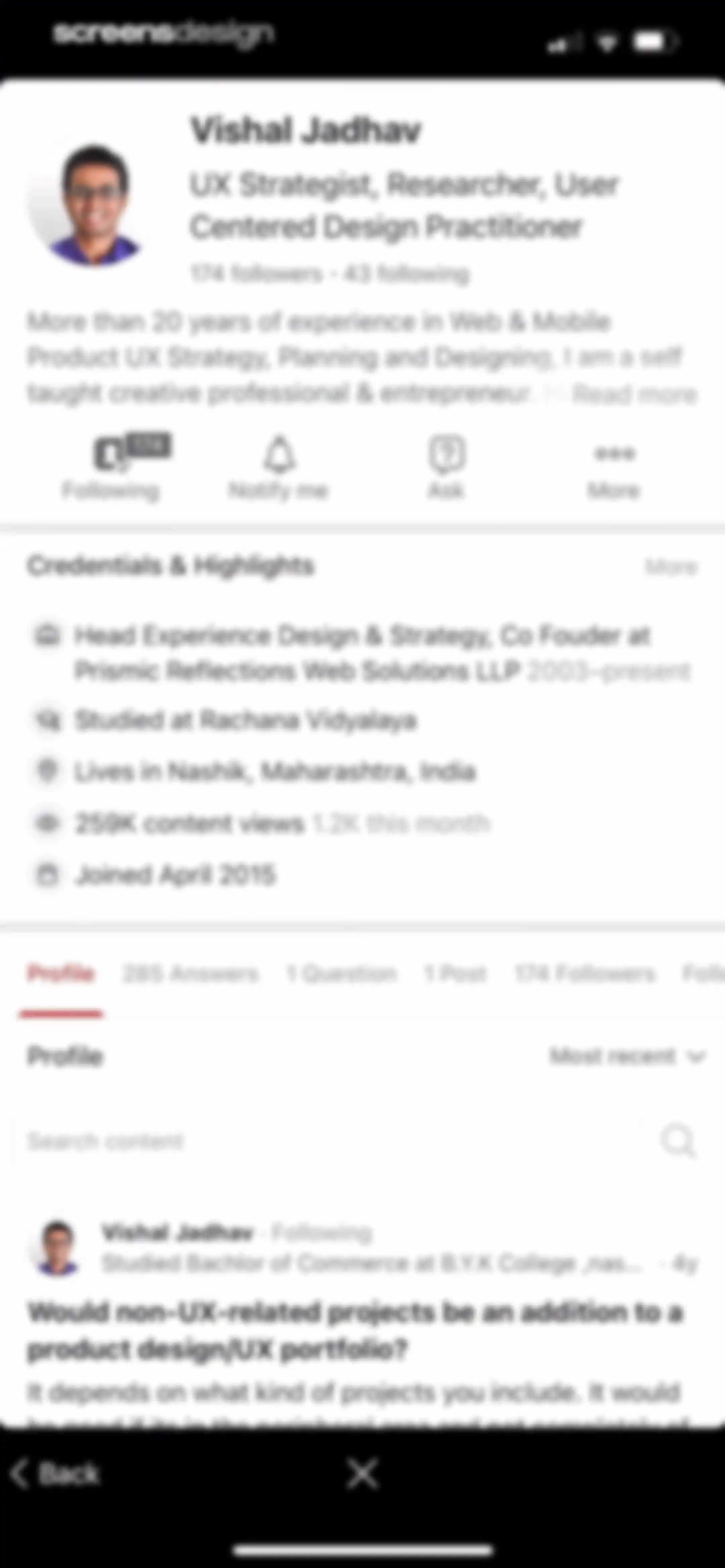 Quora screen 67