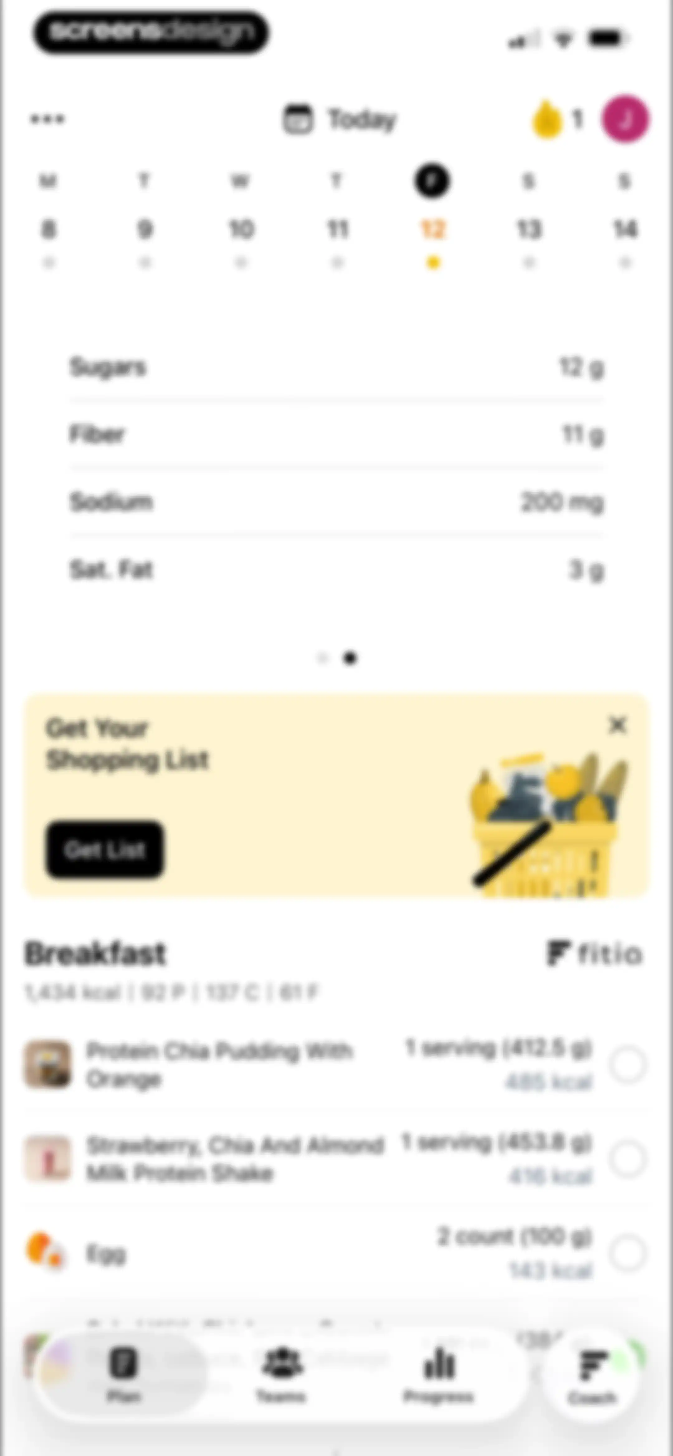 Fitia: Calorie Counter & Diet screen 96