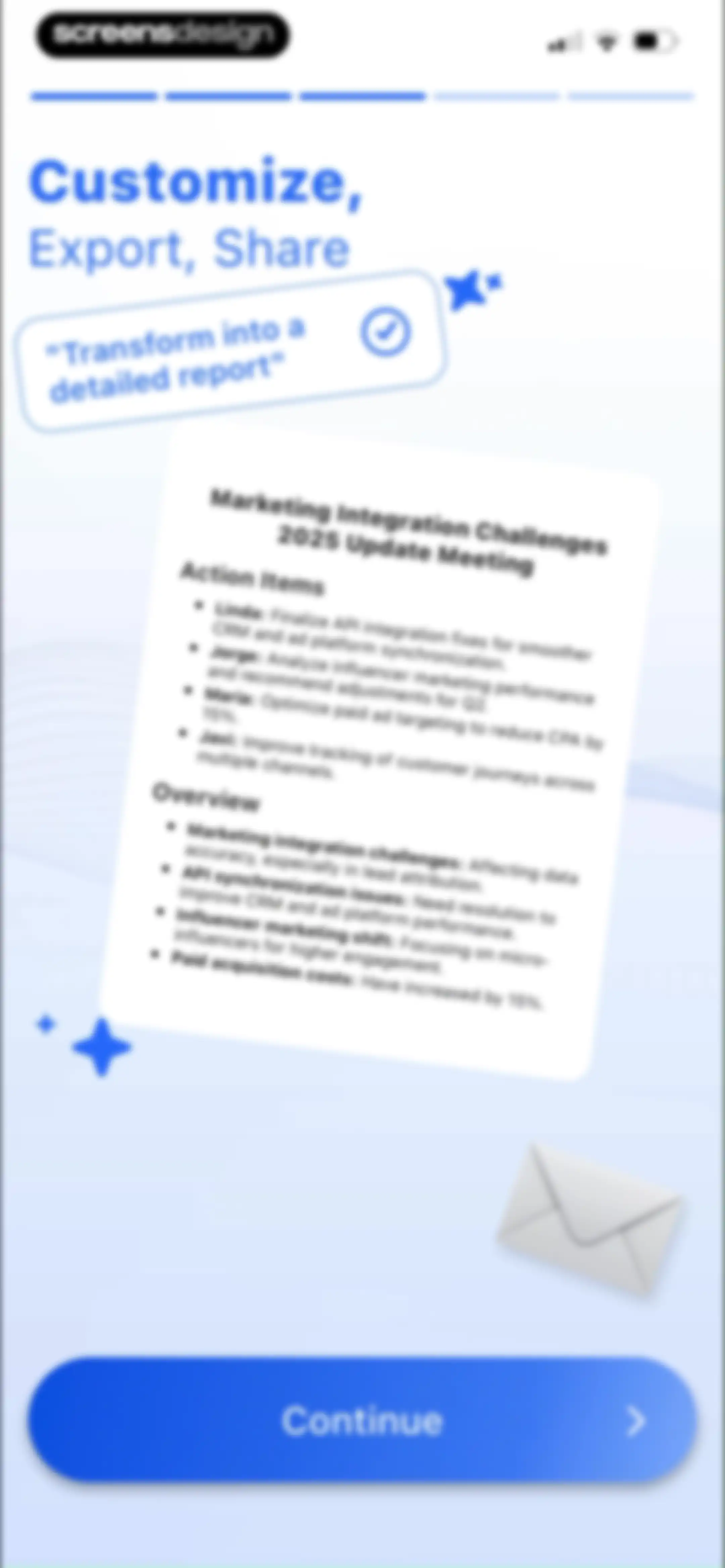 Summary - AI Note Taker screen 18