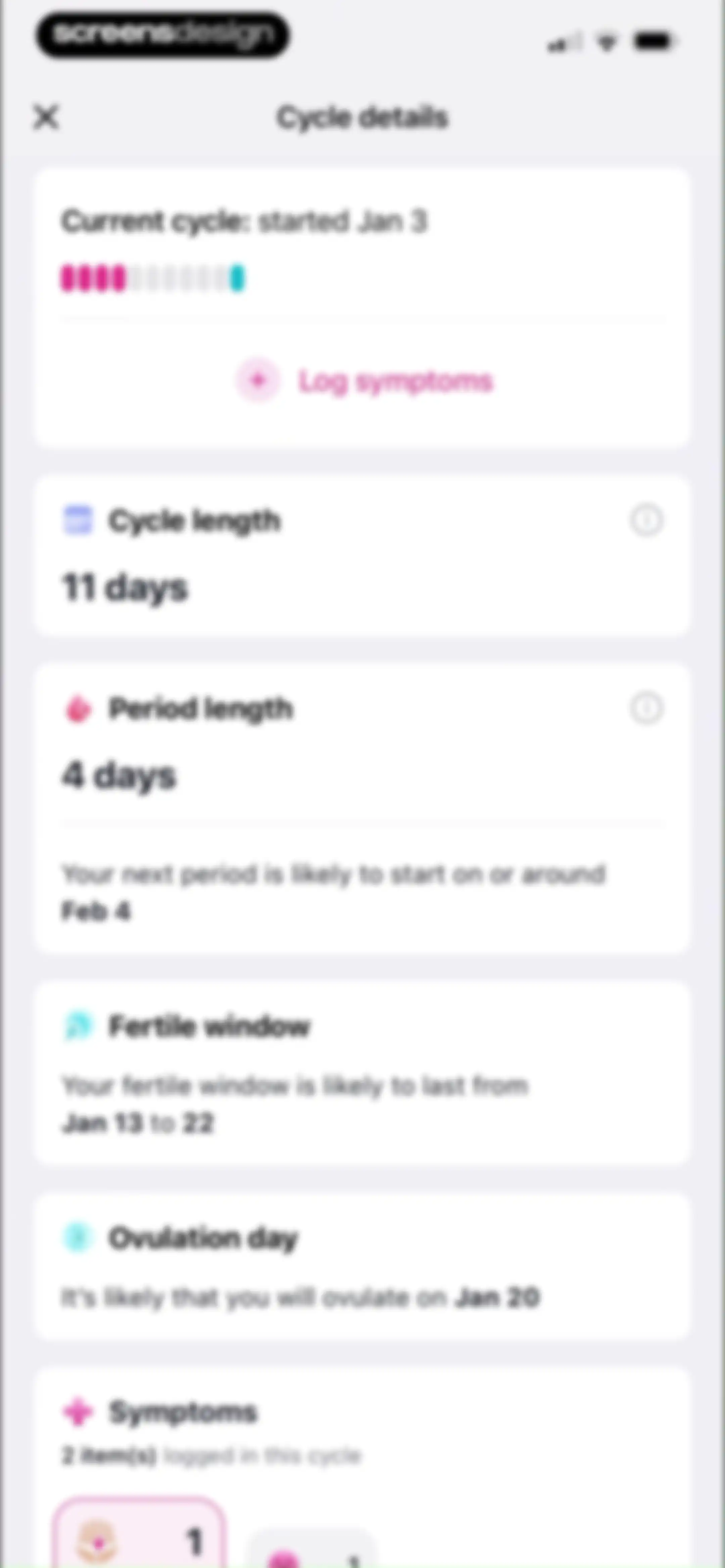 Pregmate Ovulation Tracker screen 81