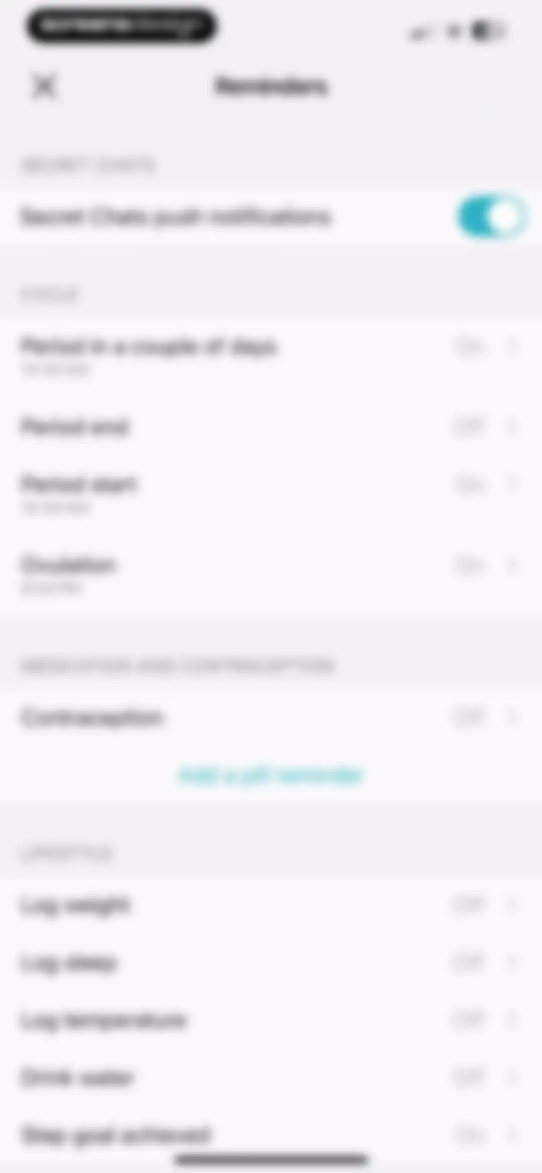 Flo Cycle & Period Tracker screen 131