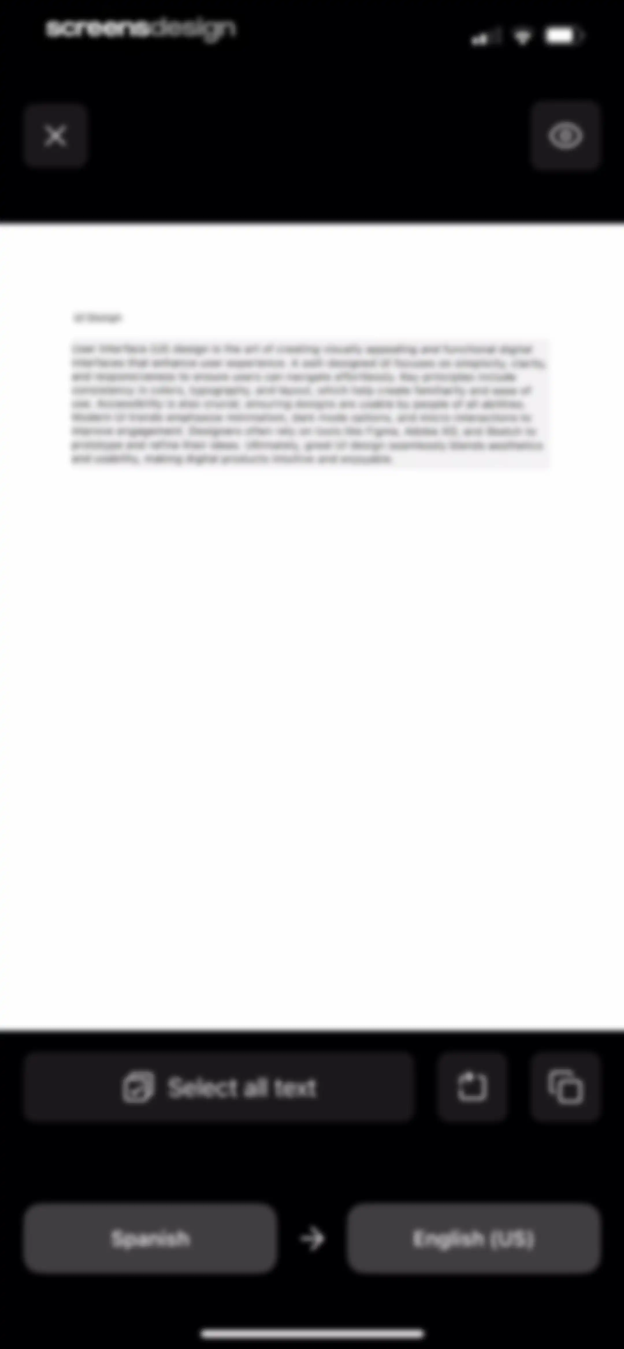 DeepL Translate screen 27