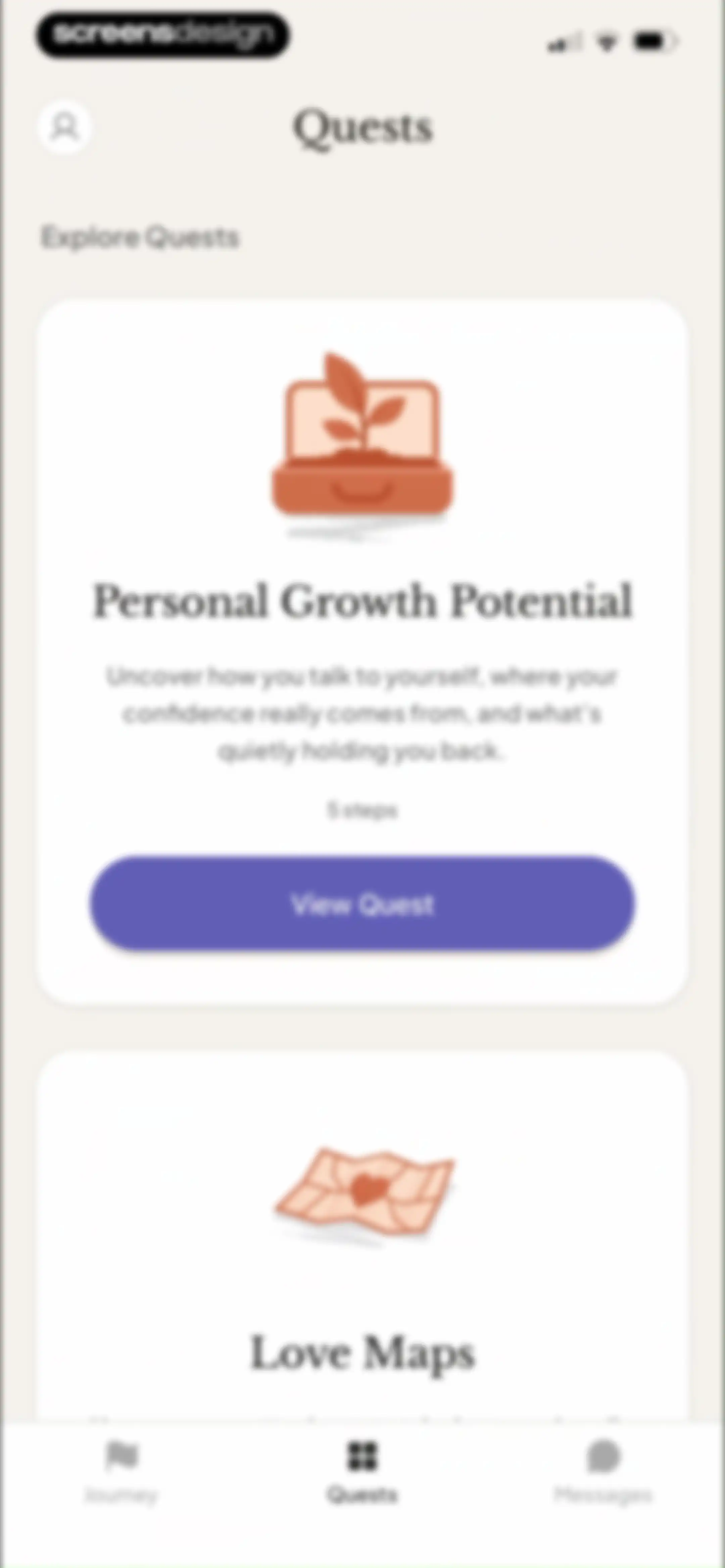 Purpose: AI Mentor & Coach screen 55