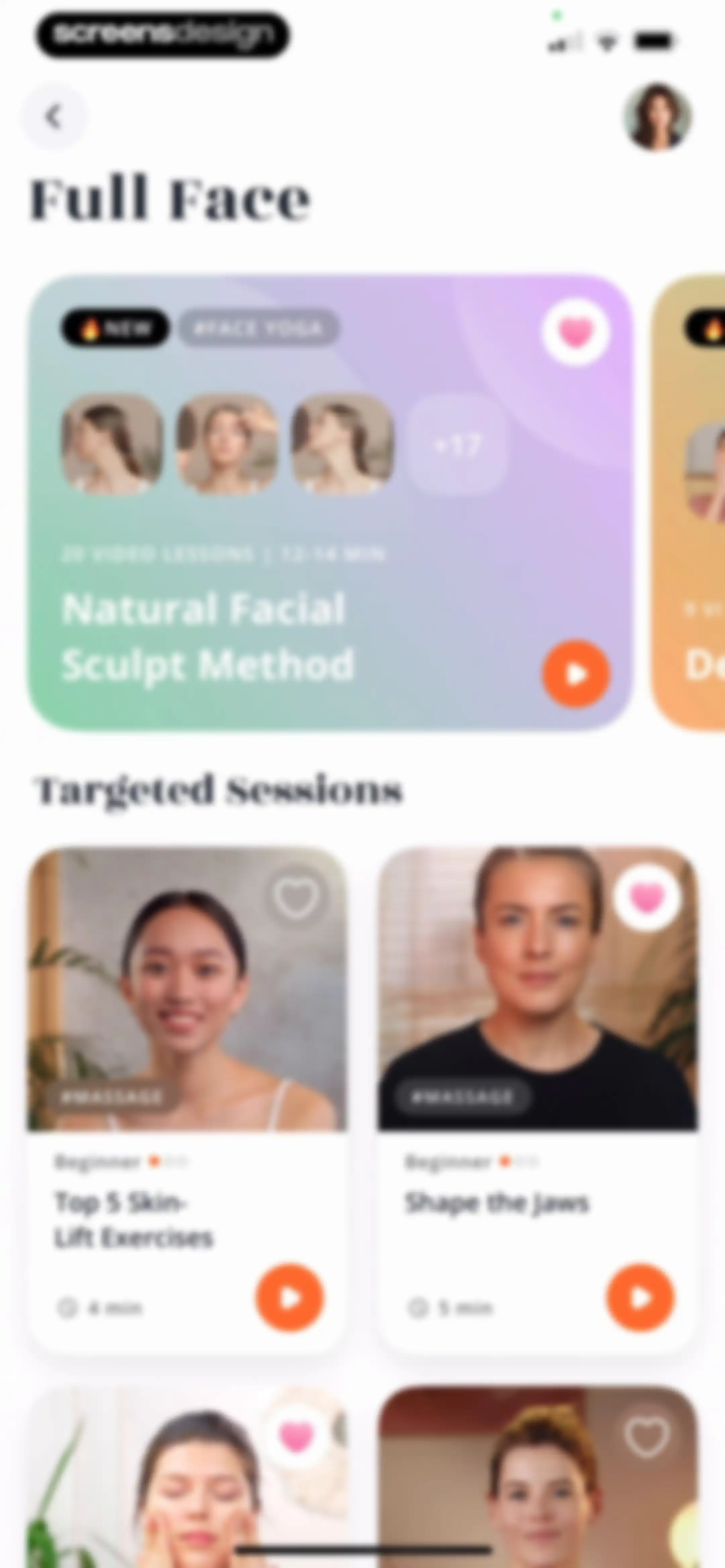 Luvly: Face Yoga Exercises screen 140