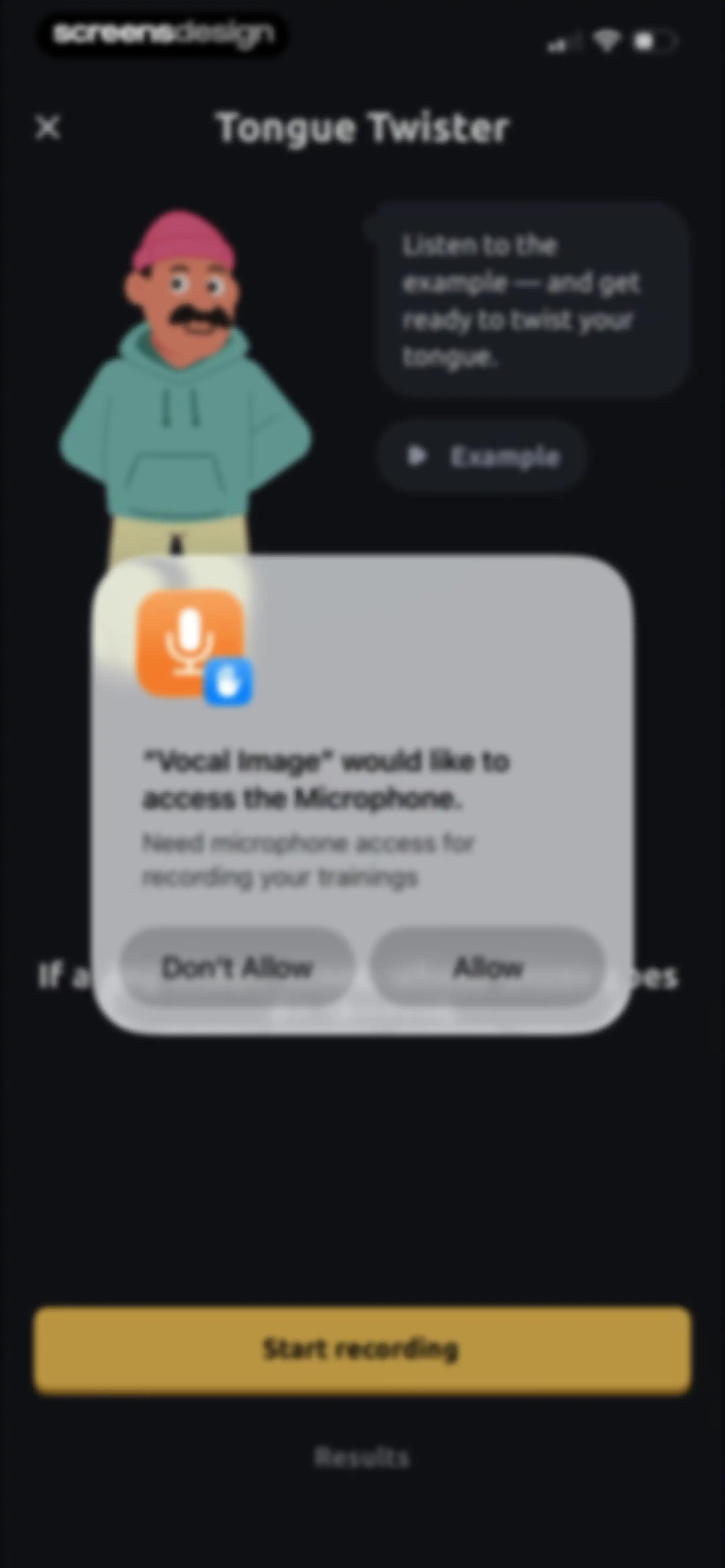Vocal Image: AI Speaking Coach screen 95