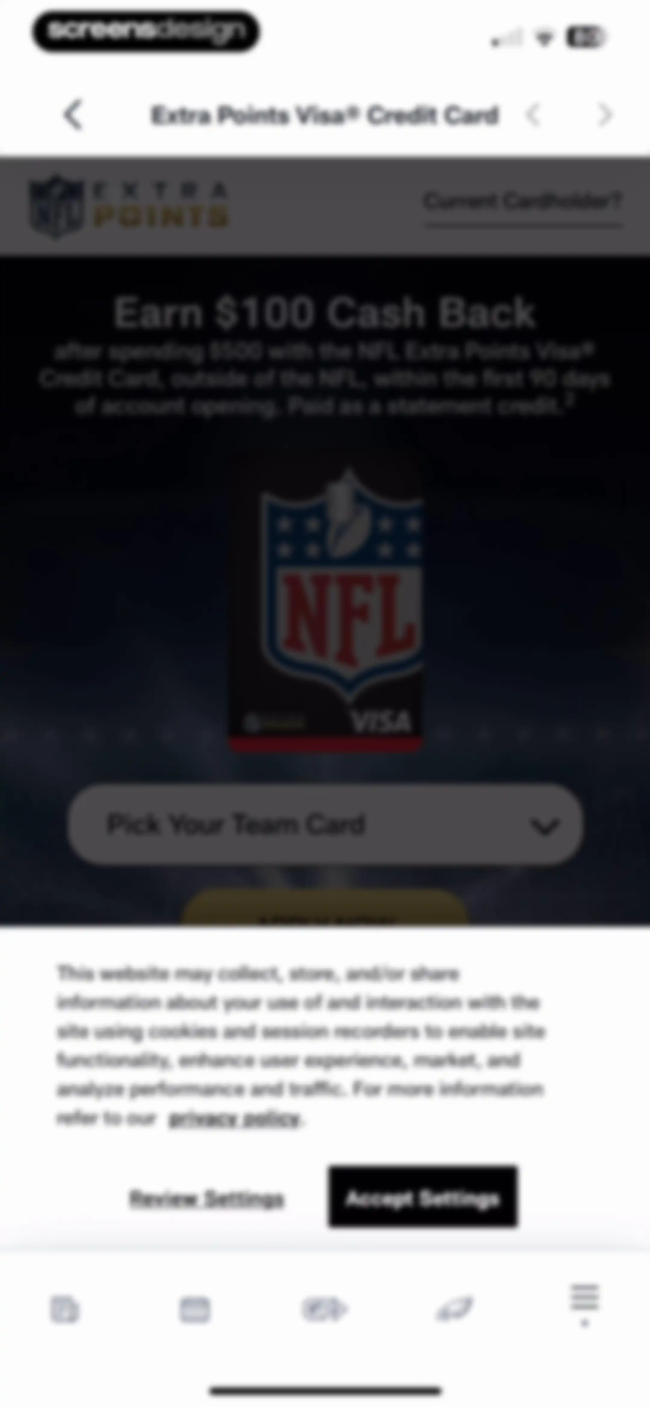 NFL screen 123