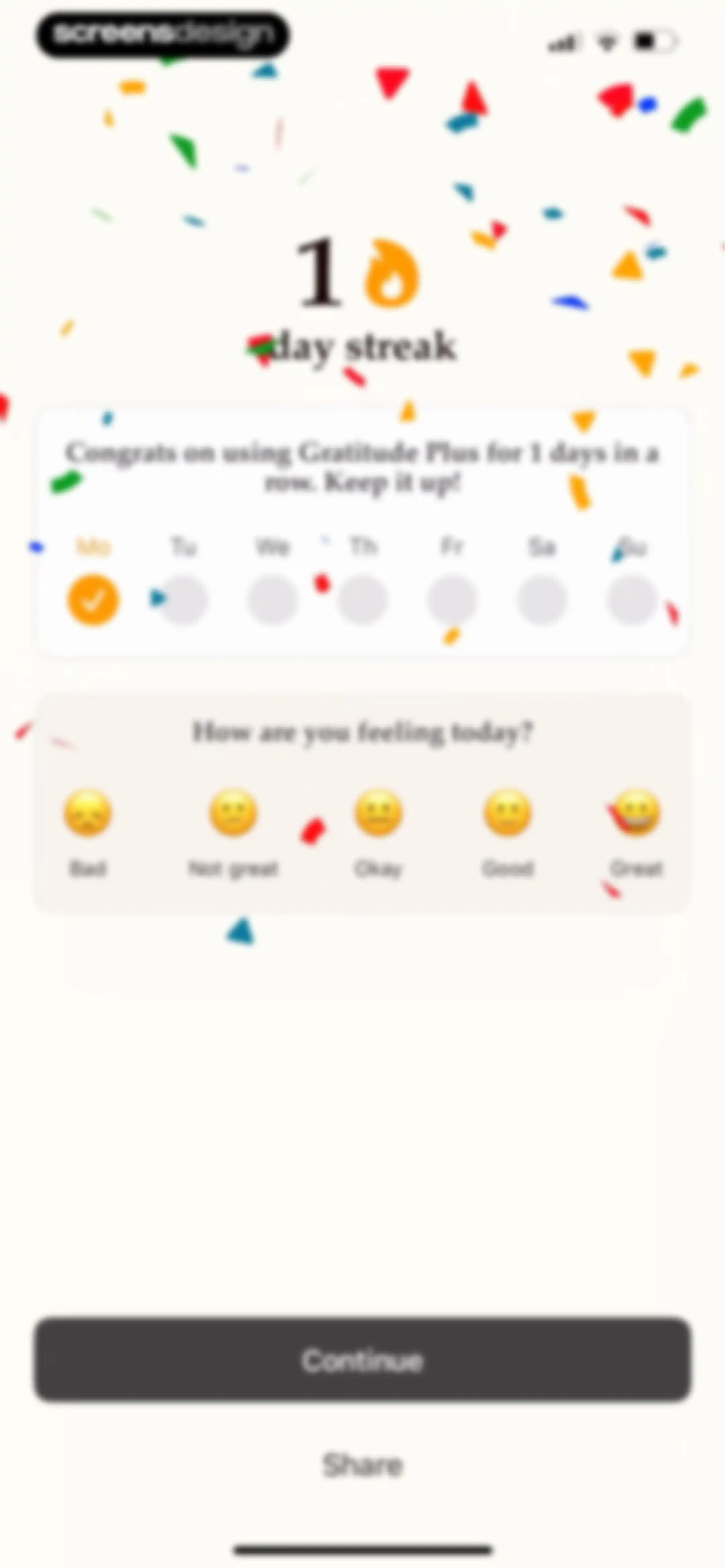 Gratitude Plus – Journal screen 150