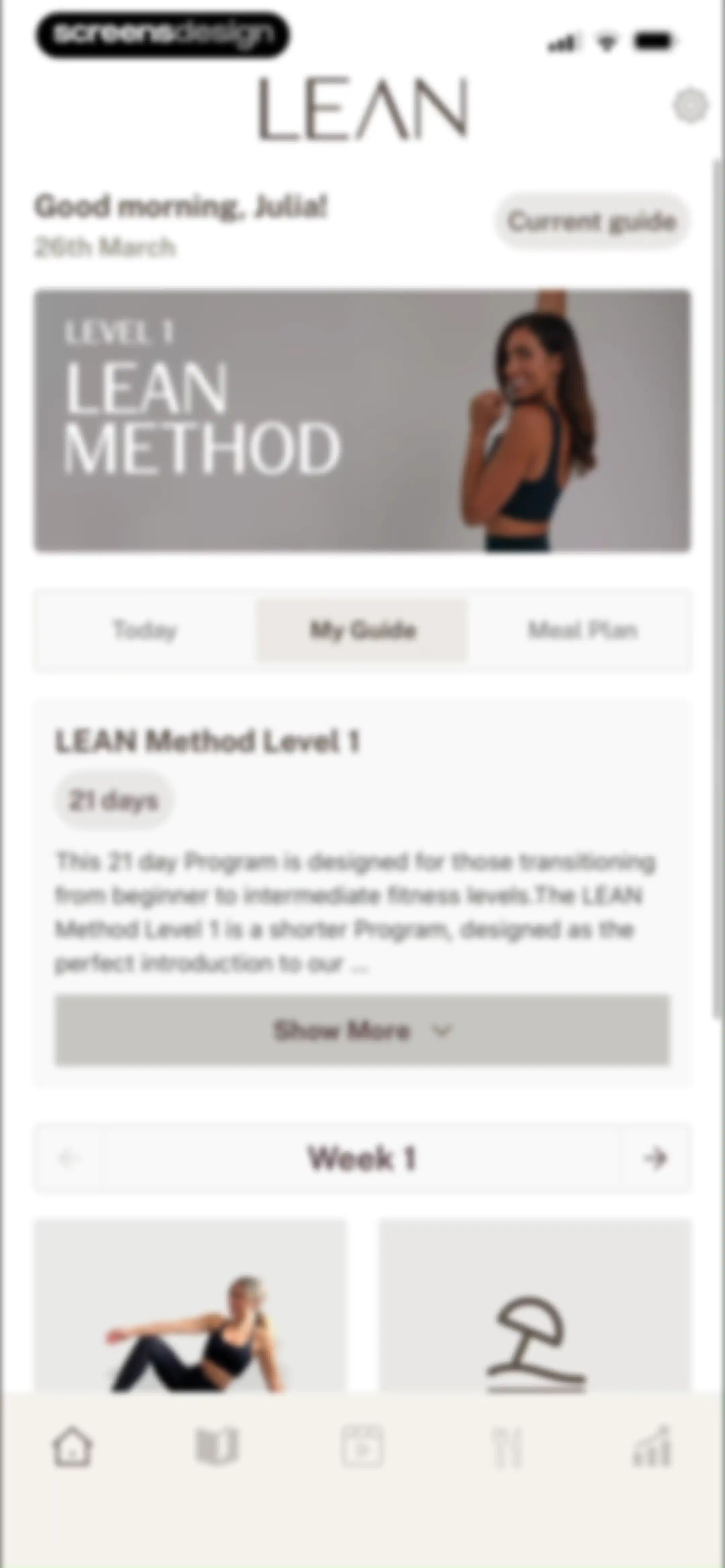LEAN With Lilly screen 55
