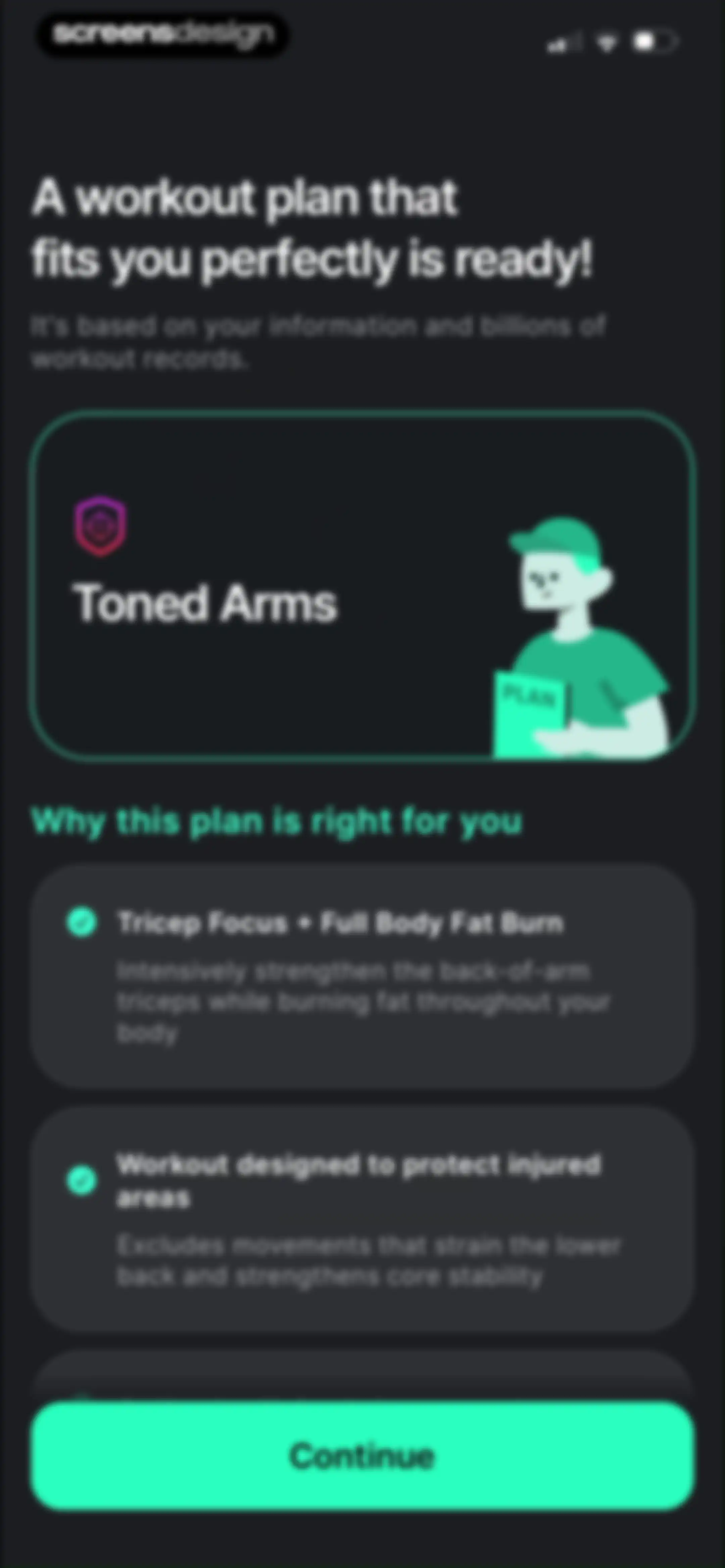 Planfit AI Gym Workout Planner screen 43