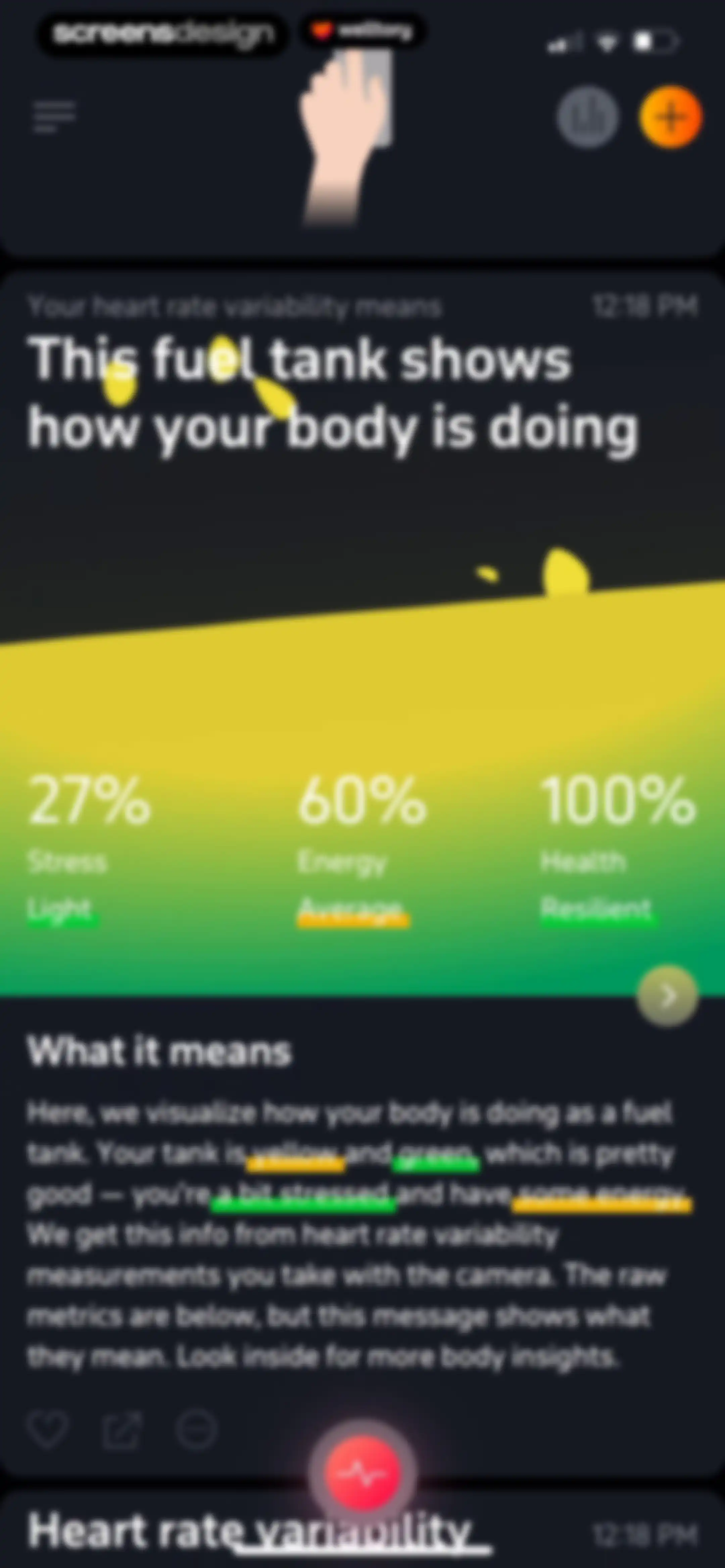 Welltory: Health, Heart Rate screen 51