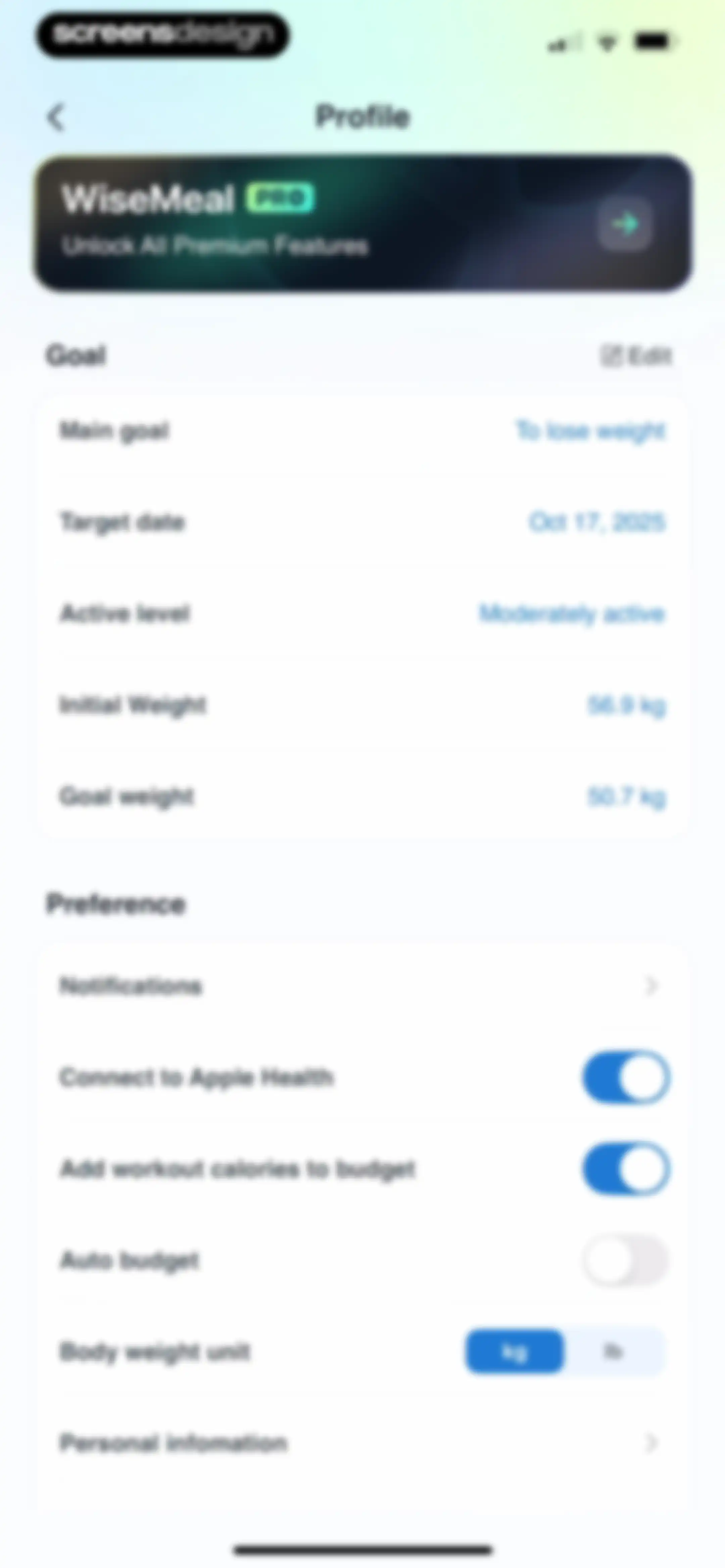 WiseMeal: Al Calorie Tracker screen 126