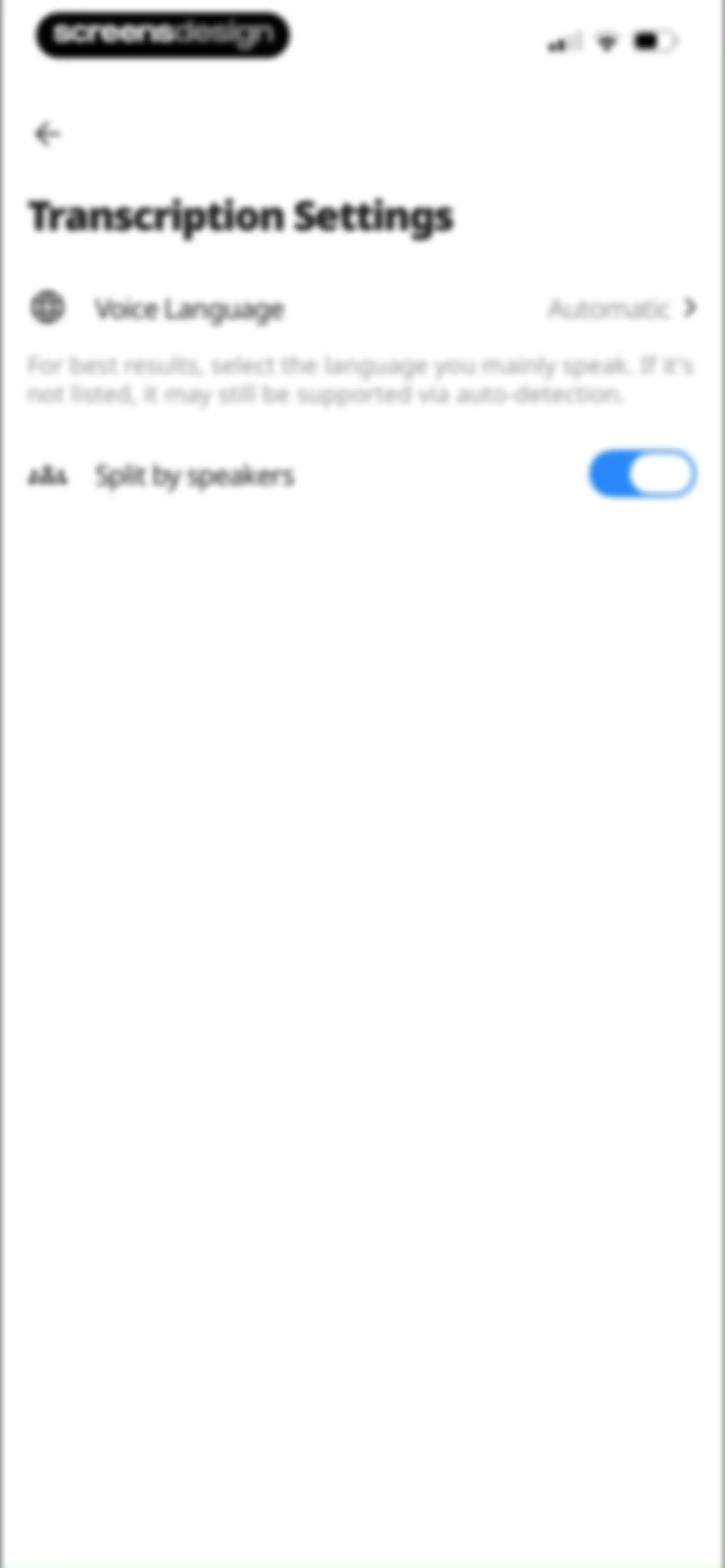 SpeakApp AI: Voice Notes screen 84