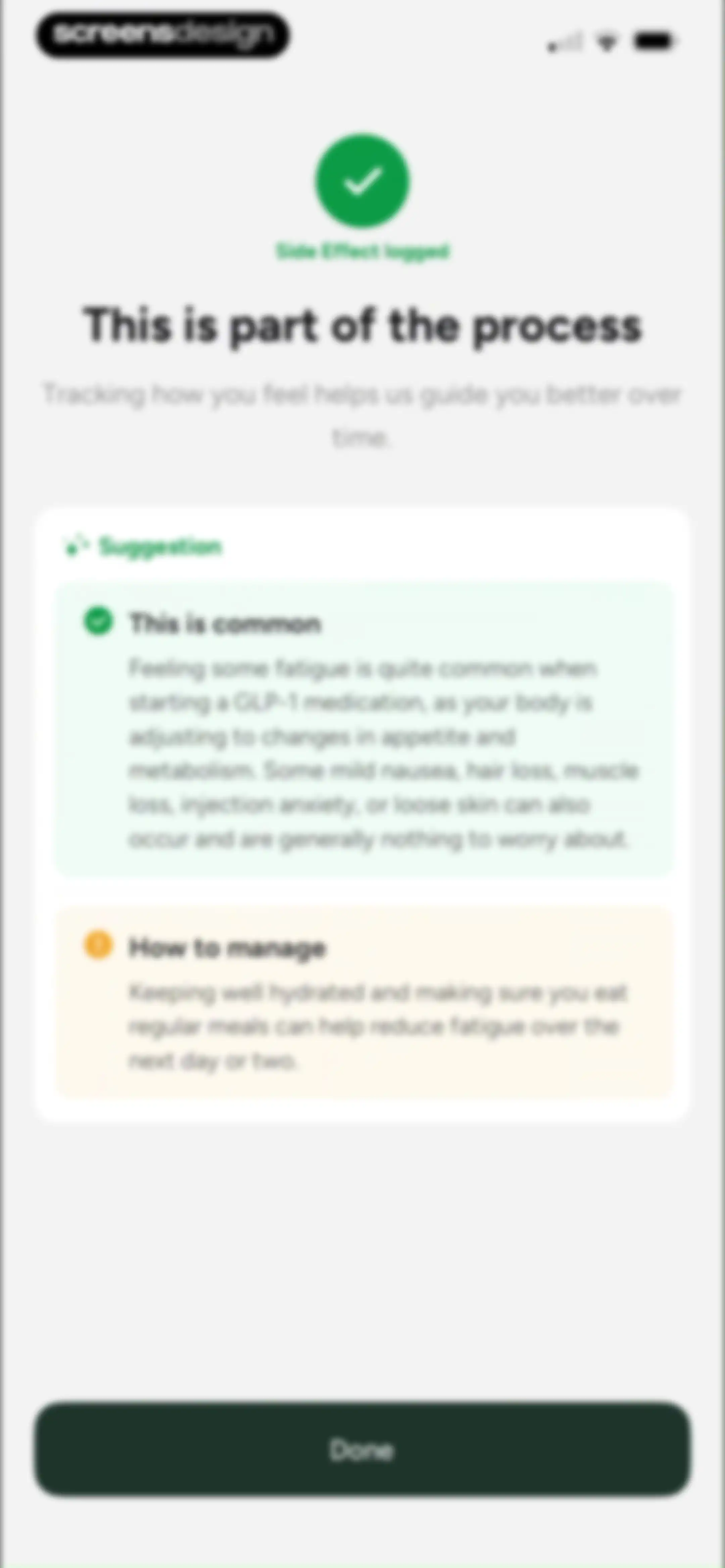 Glowise: GLP-1 Tracker & Diary screen 130