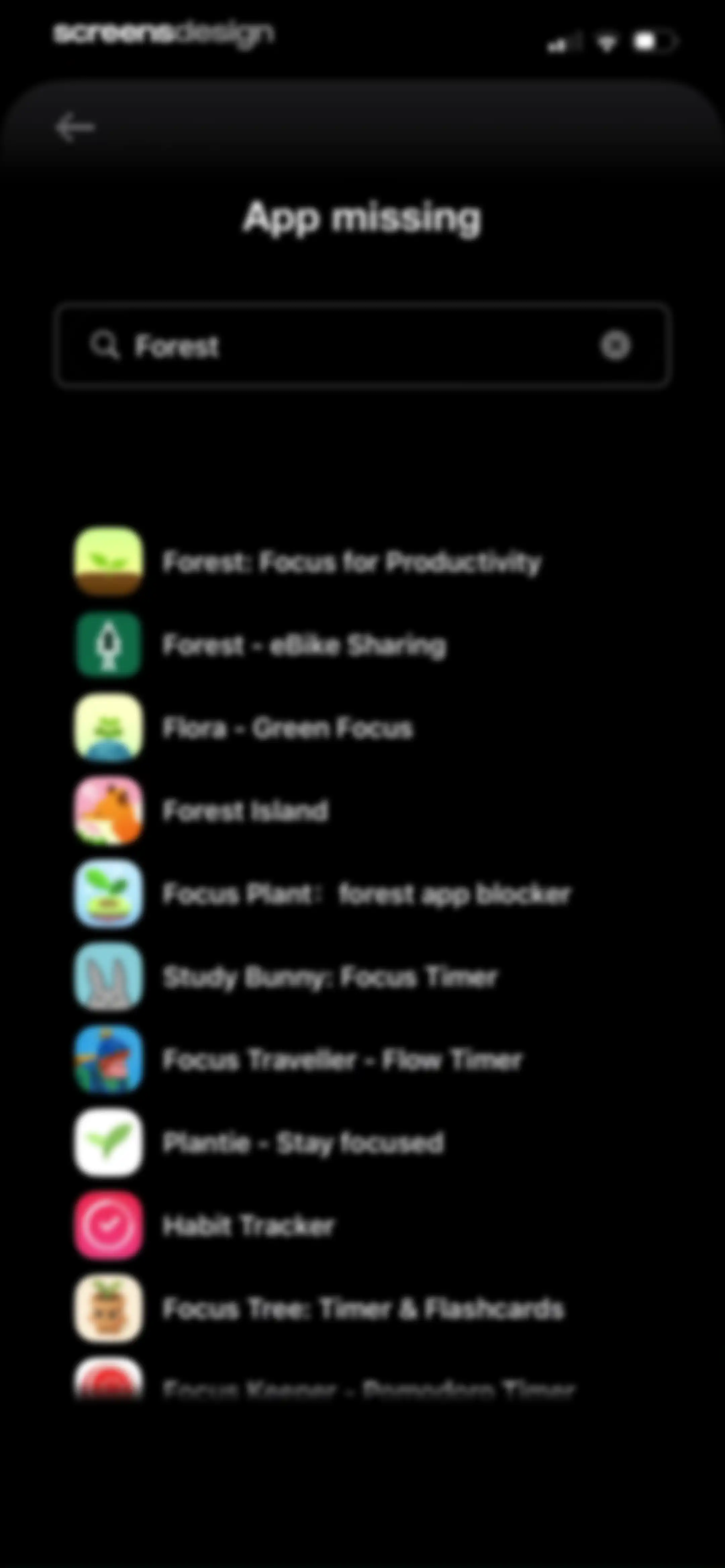 Blank Spaces Launcher screen 34